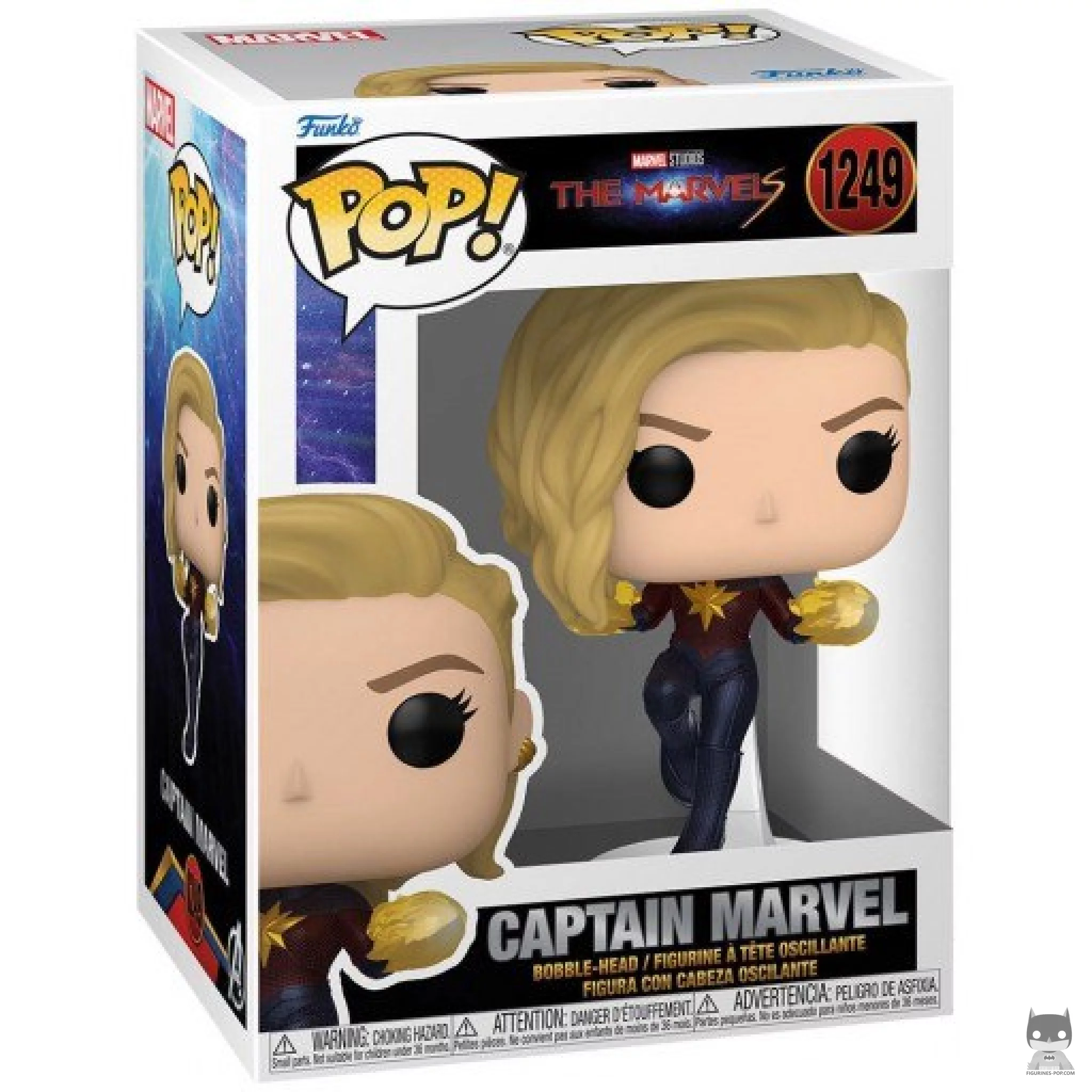 Figurine Funko POP Captain Marvel avec boîte