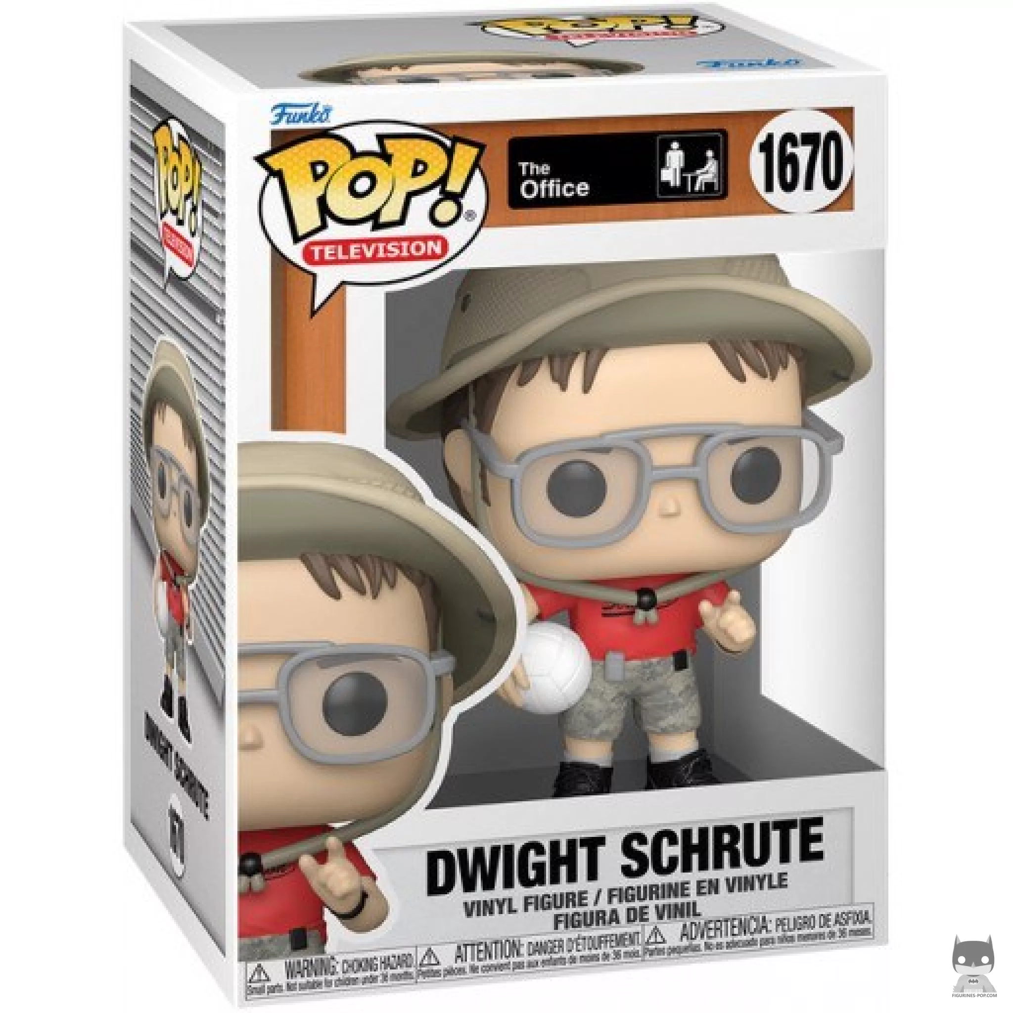 Figurine Funko POP Dwight Schrute (Pique-nique d'entreprise) avec boîte