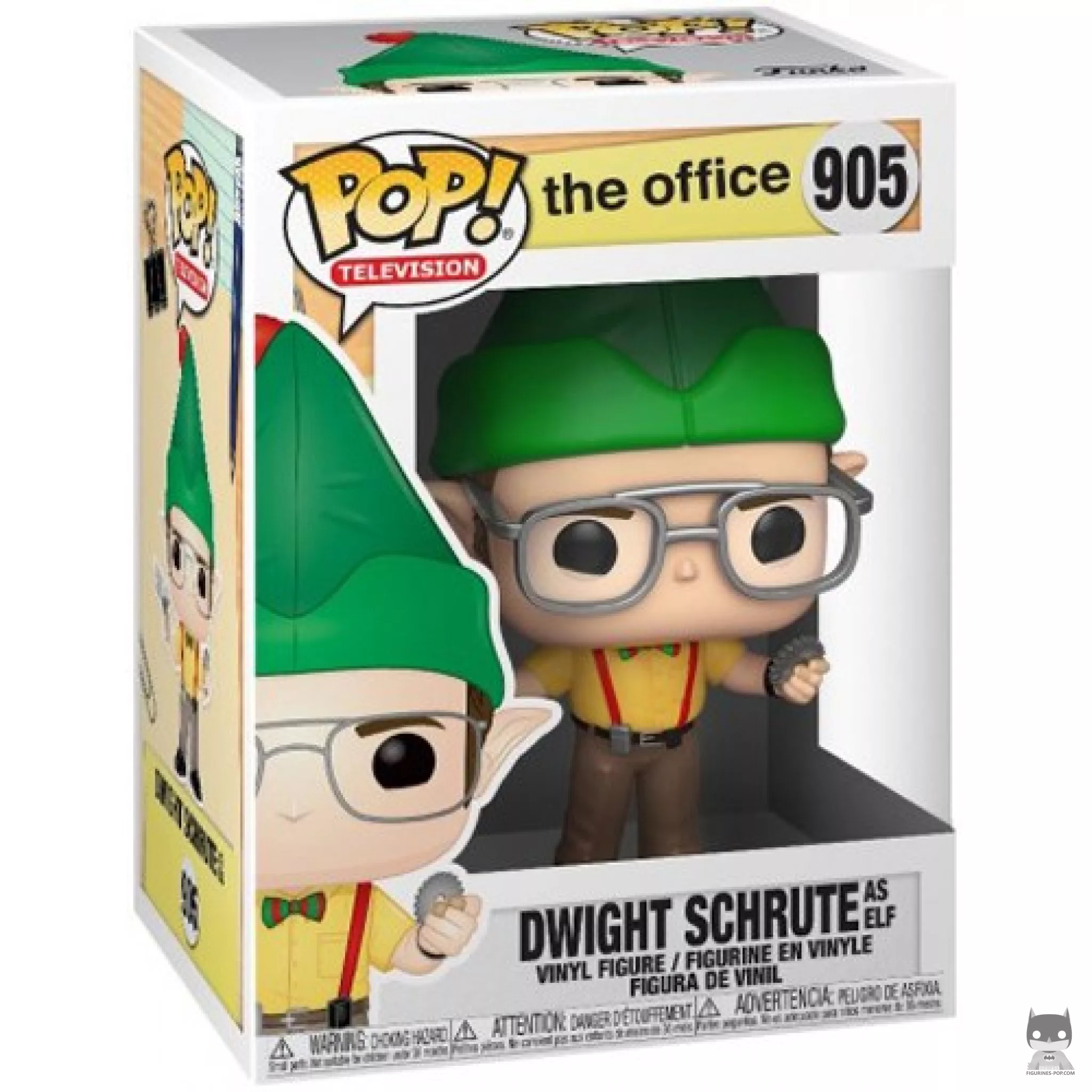 Figurine Funko POP Dwight Schrute en Elfe avec boîte