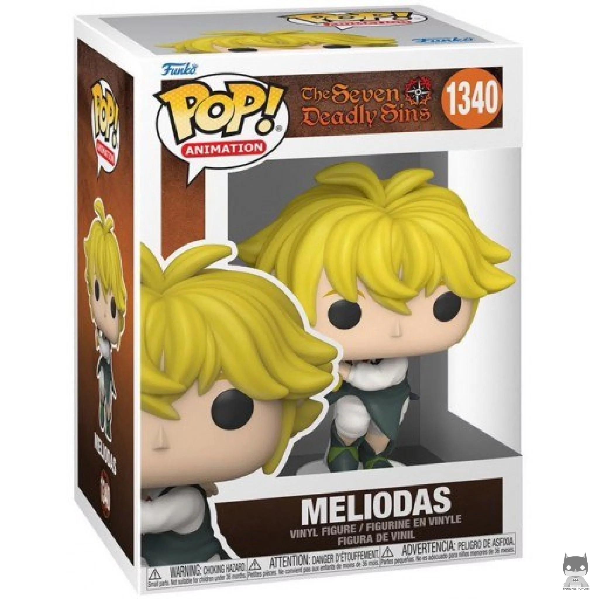Figurine Funko POP Meliodas avec boîte