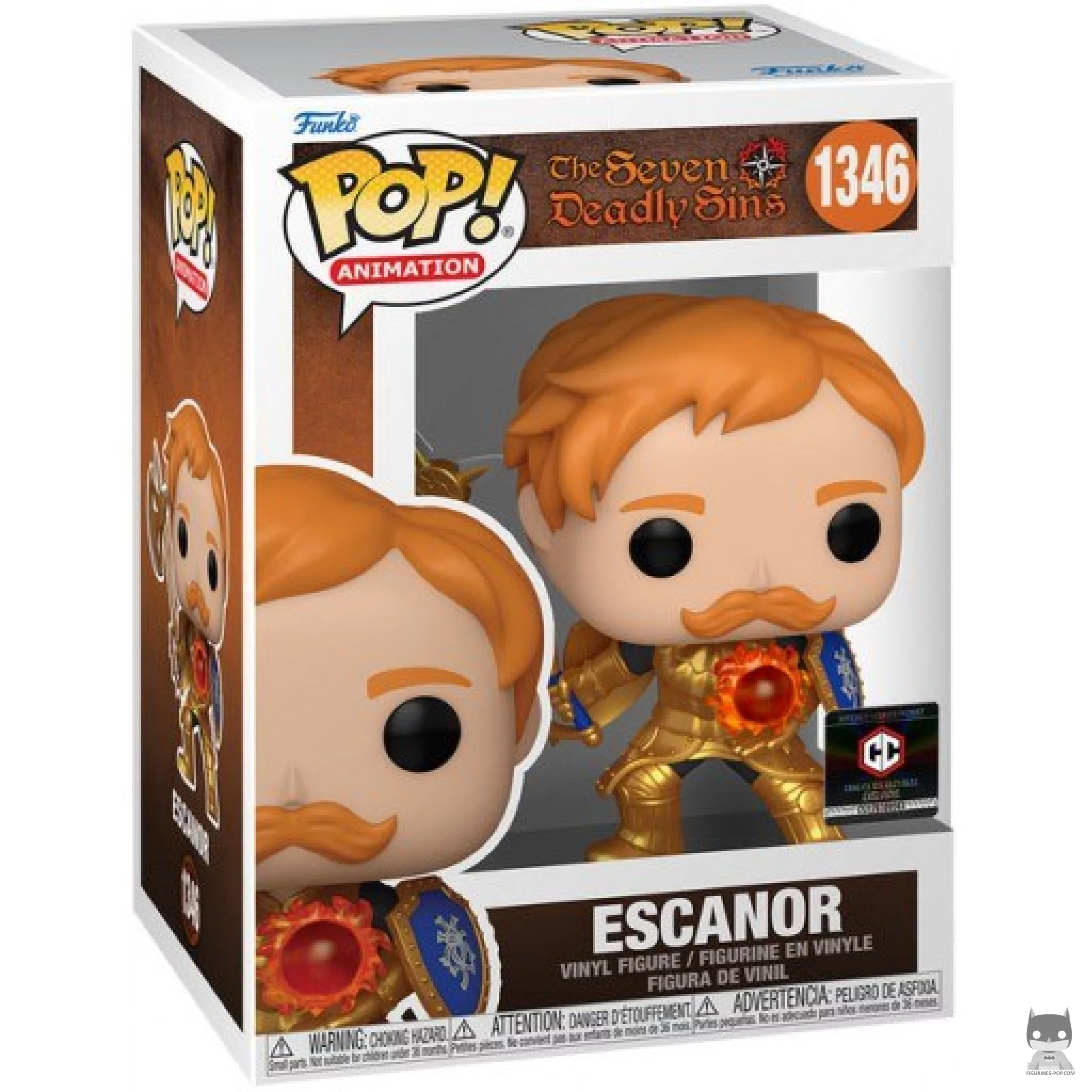 Figurine Funko POP Escanor avec boîte