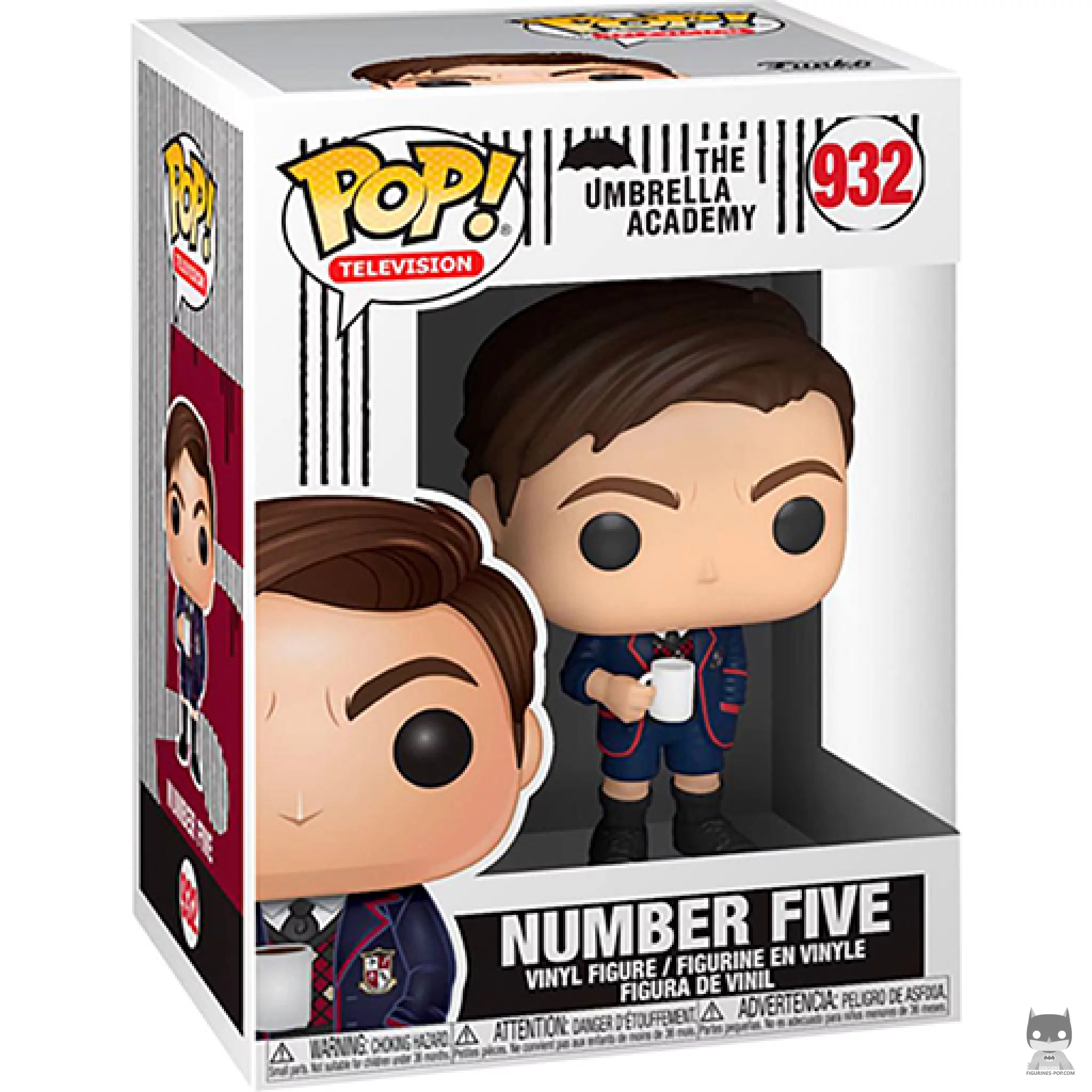 Figurine Funko POP Numéro Cinq avec boîte