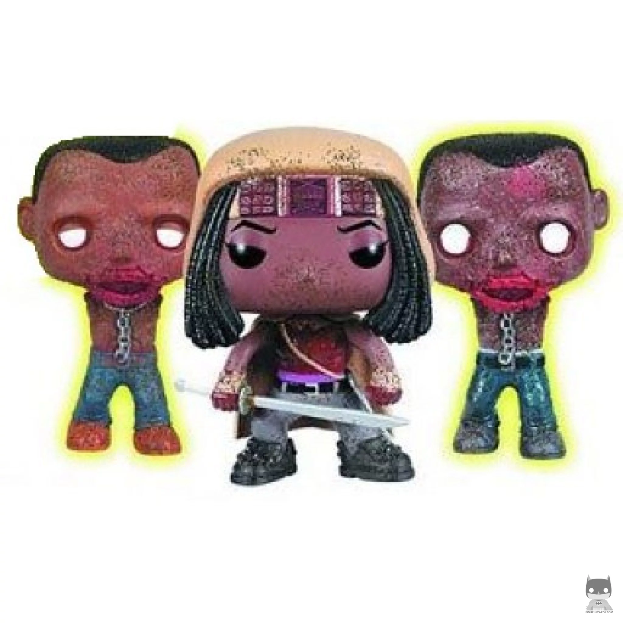 Figurine Funko POP Michonnes & Zombies (The Walking Dead)