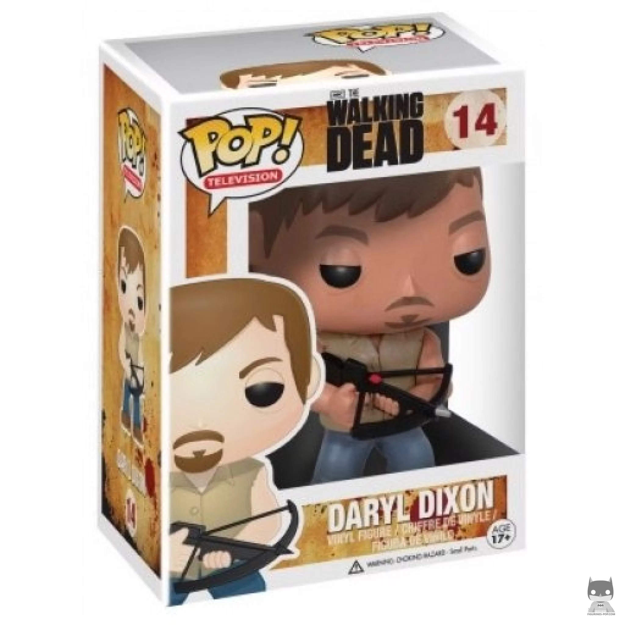 Figurine Funko POP Daryl Dixon avec arbalette (Supersized) avec boîte