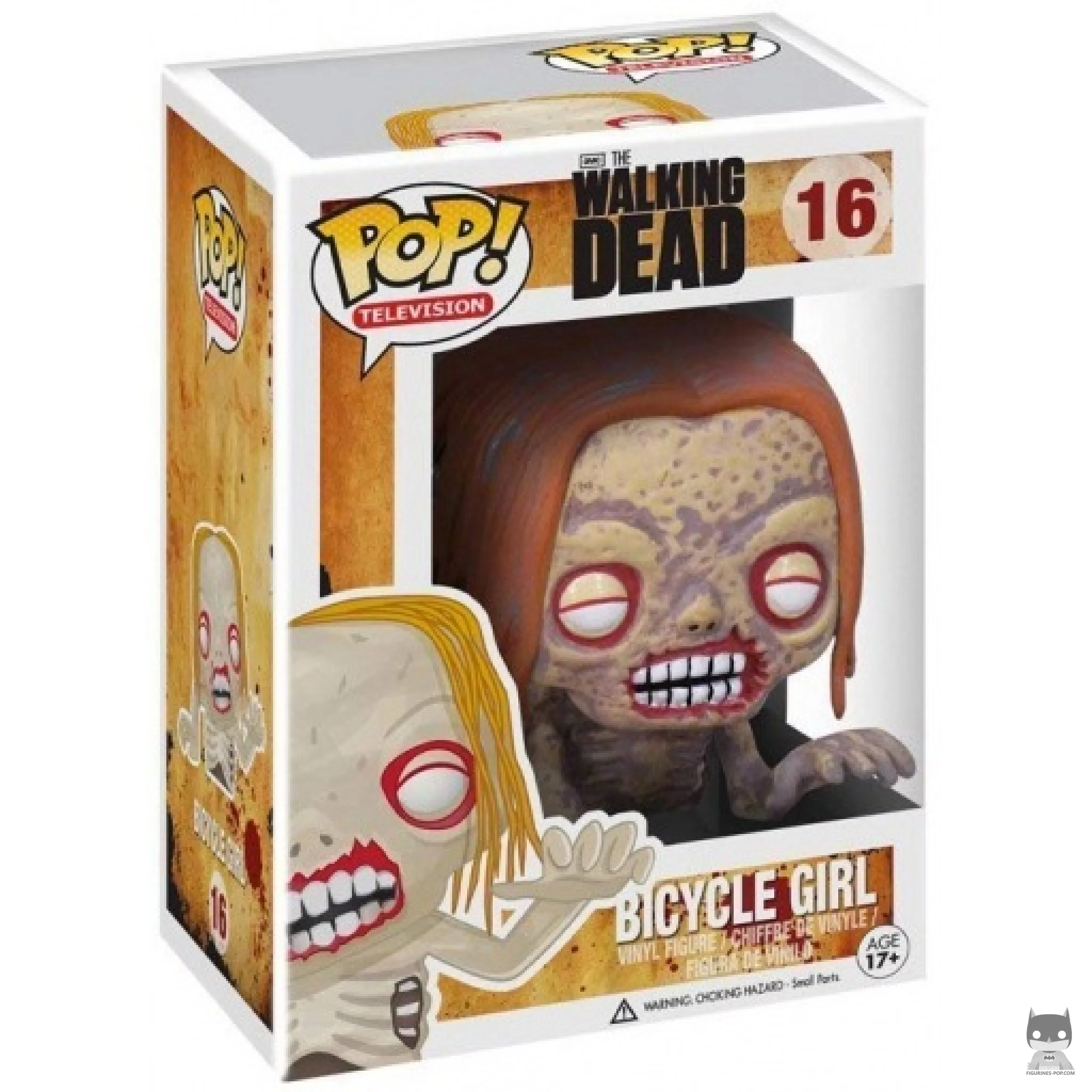 Figurine Funko POP Fillette sur bicylette Walker avec boîte
