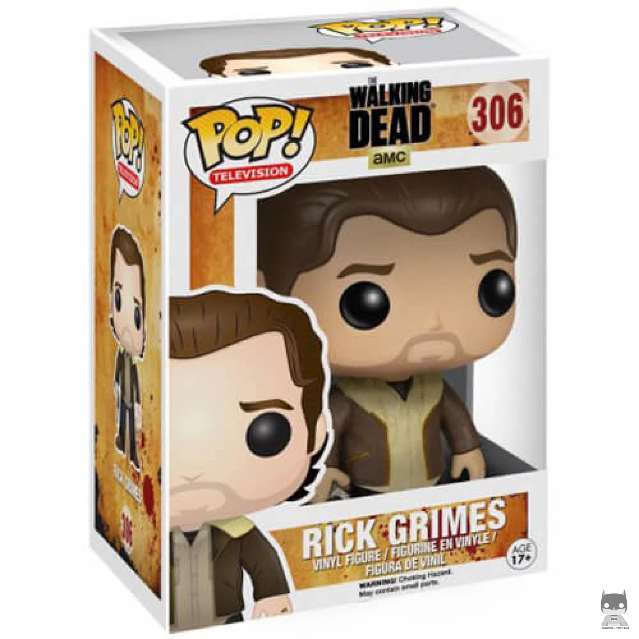 Figurine Funko POP Rick Grimes avec boîte