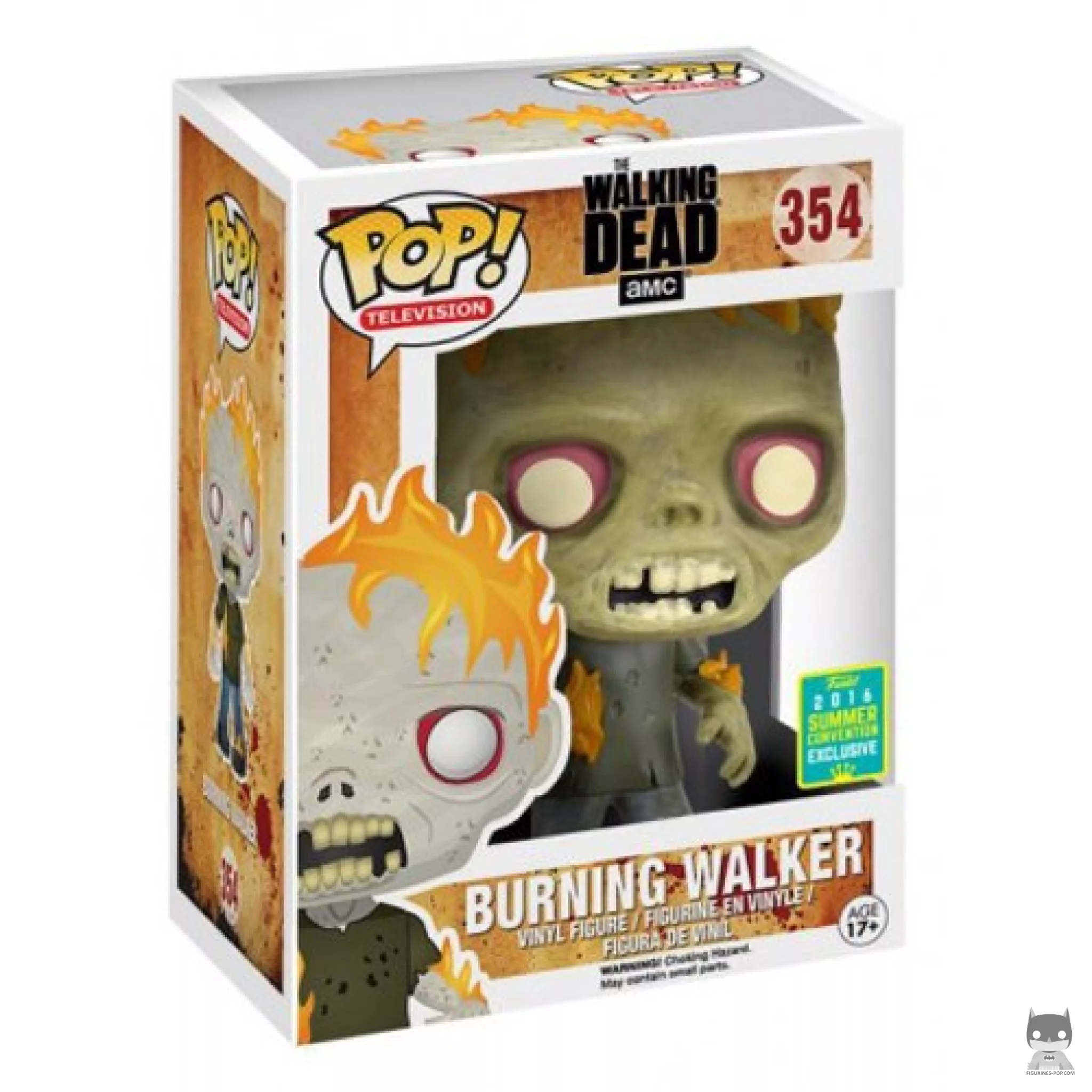 Figurine Funko POP Walker burning avec boîte