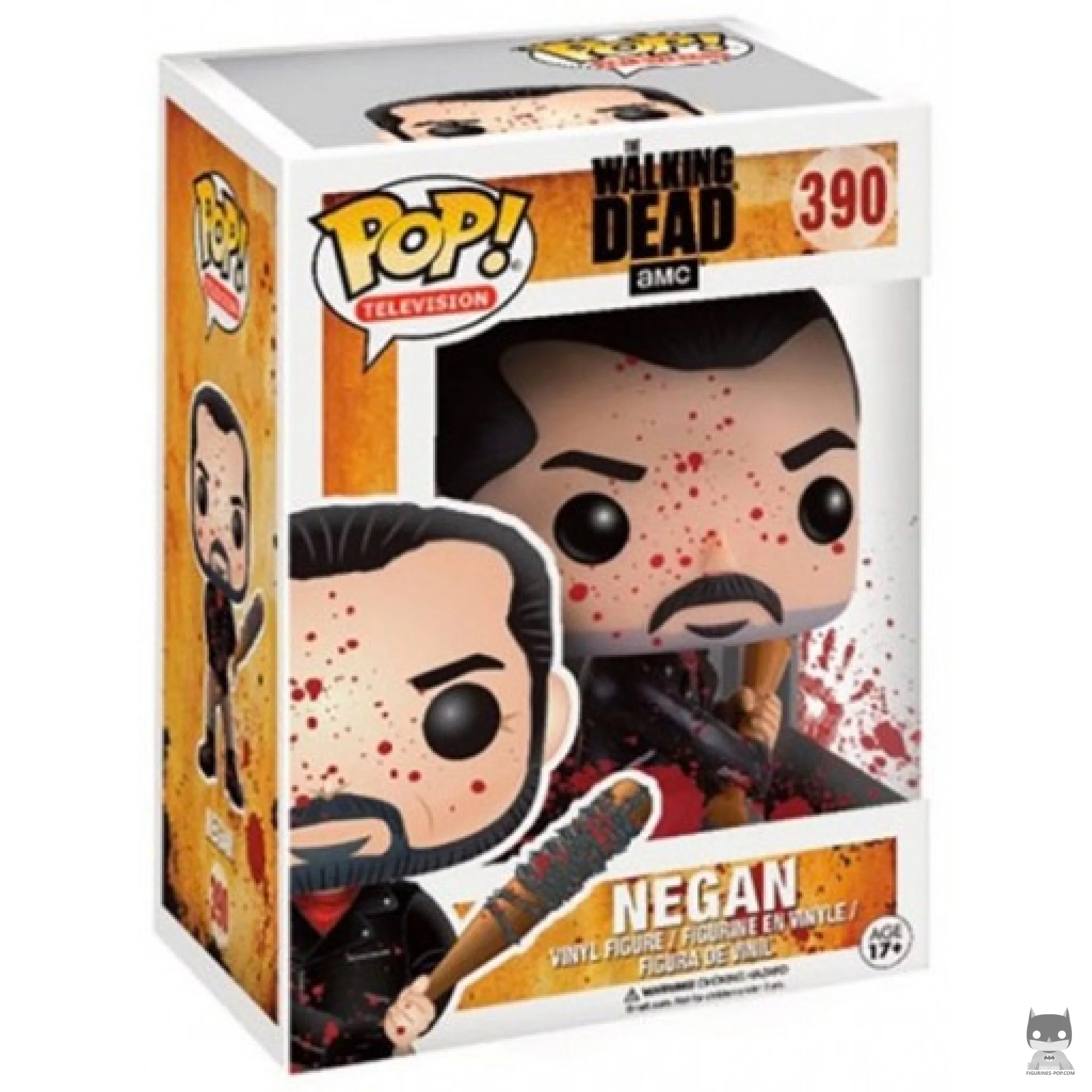 Figurine Funko POP Negan (Bloody) avec boîte