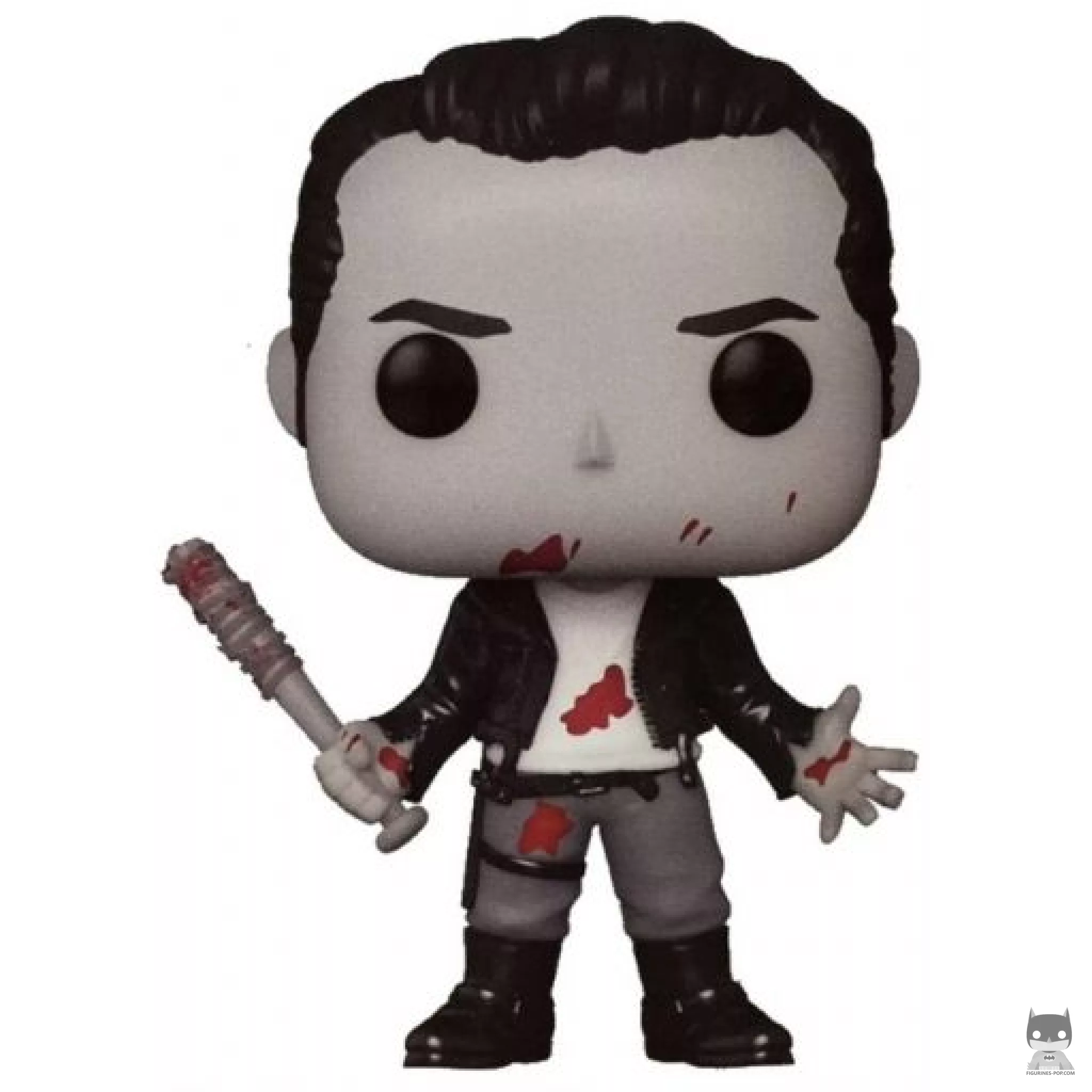 Figurine Funko POP Negan rasé de près (Noir & Blanc) (The Walking Dead)