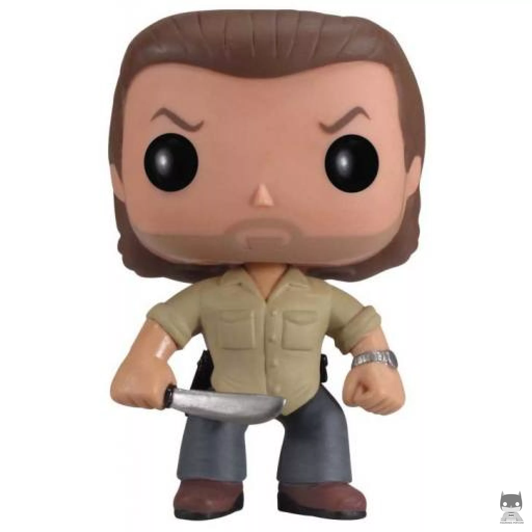 Figurine Funko POP Rick Grimes in prison yard (The Walking Dead)
