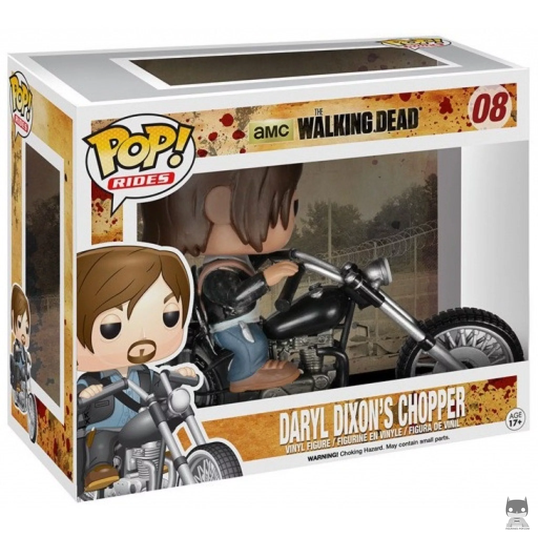 Figurine Funko POP Daryl Dixon's Chopper avec boîte