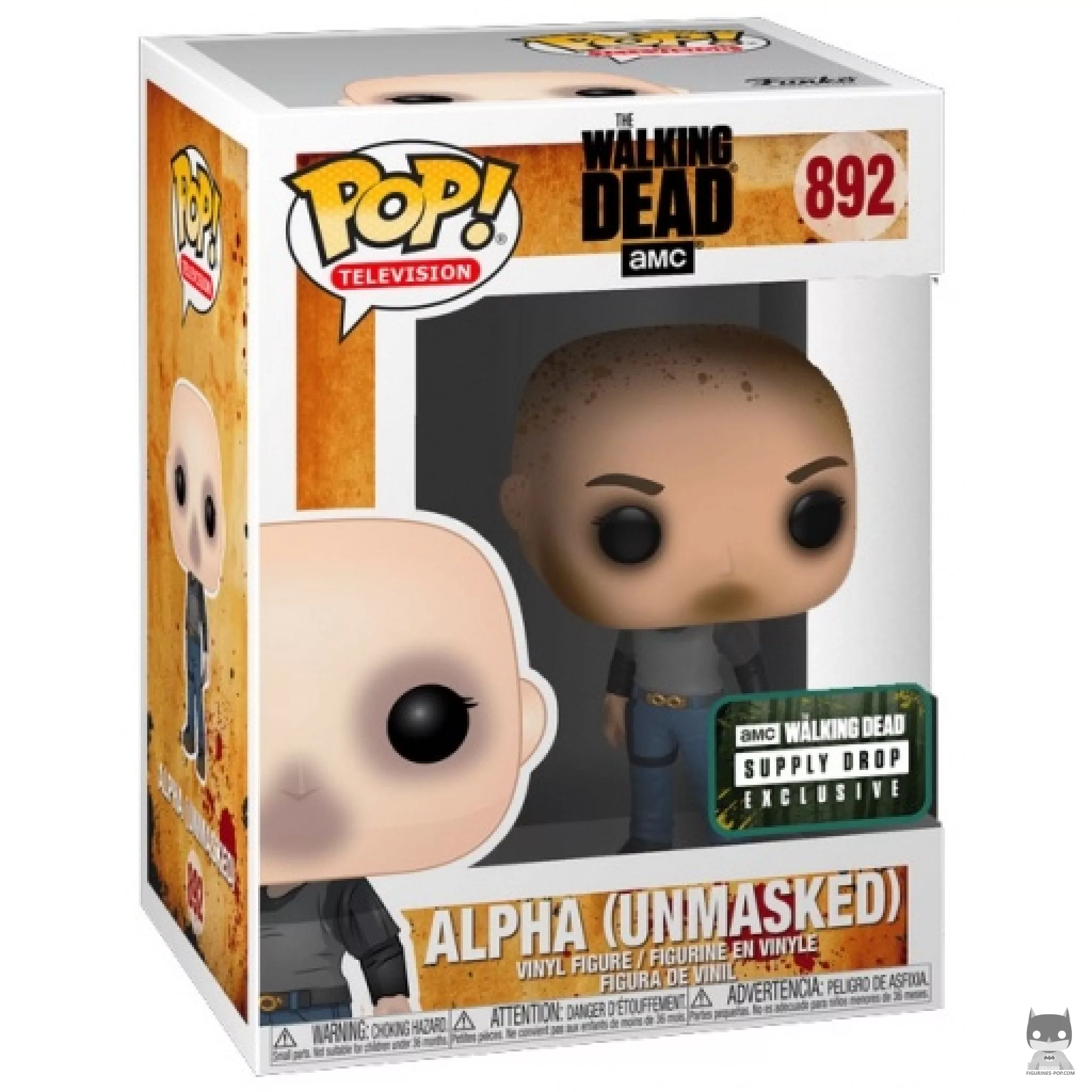Figurine Funko POP Alpha sans masque avec boîte
