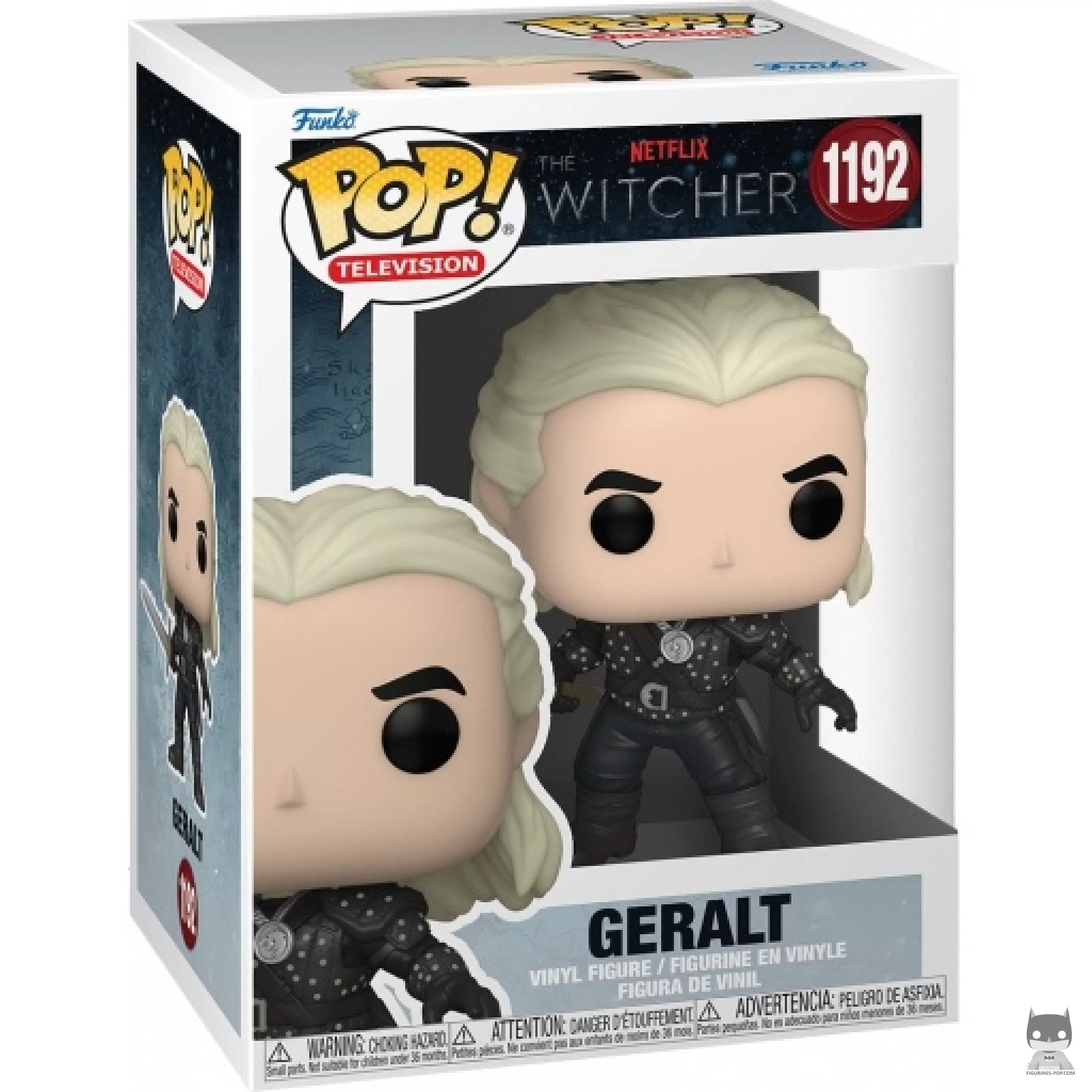 Figurine Funko POP Geralt avec boîte