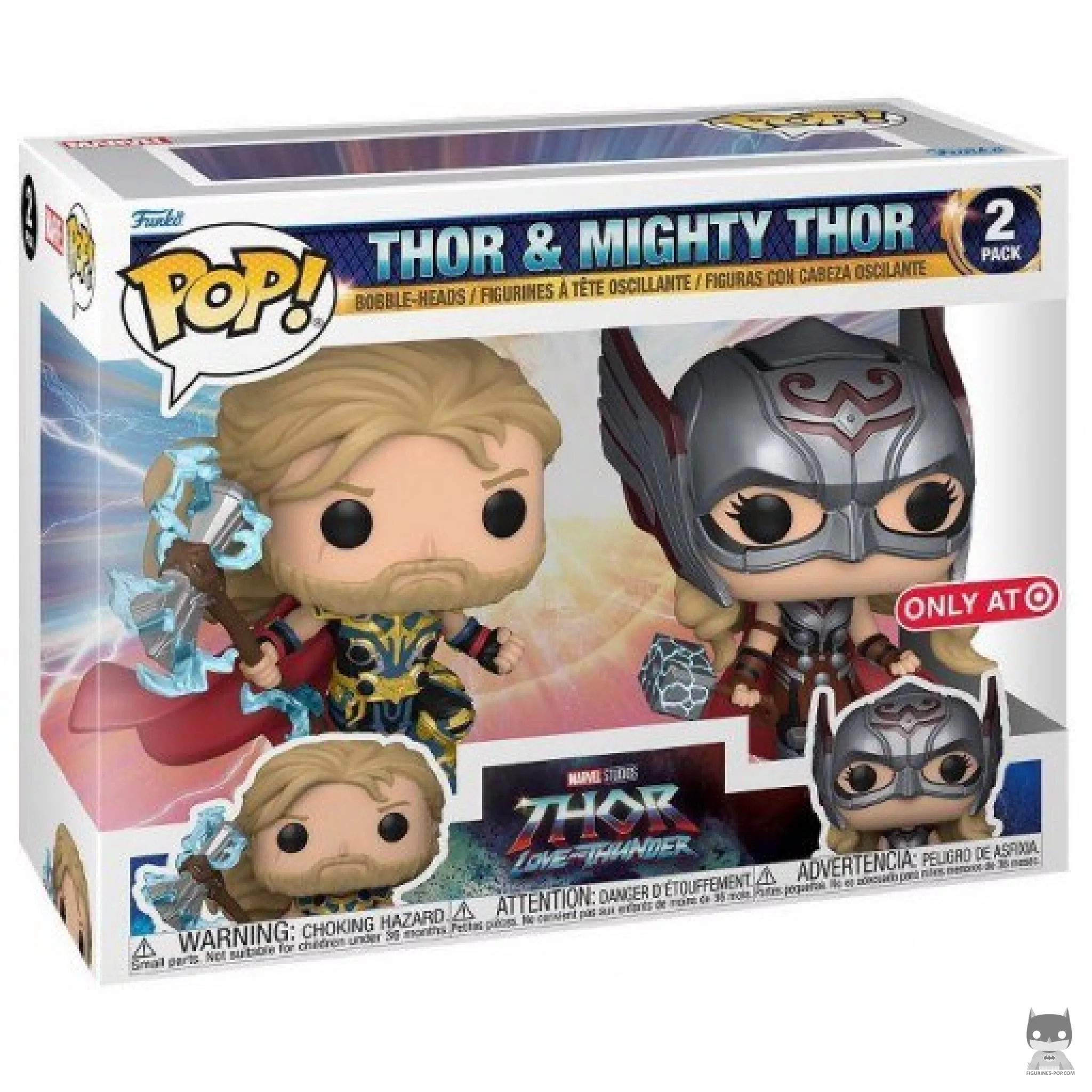 Figurine Funko POP Thor & Mighty Thor avec boîte