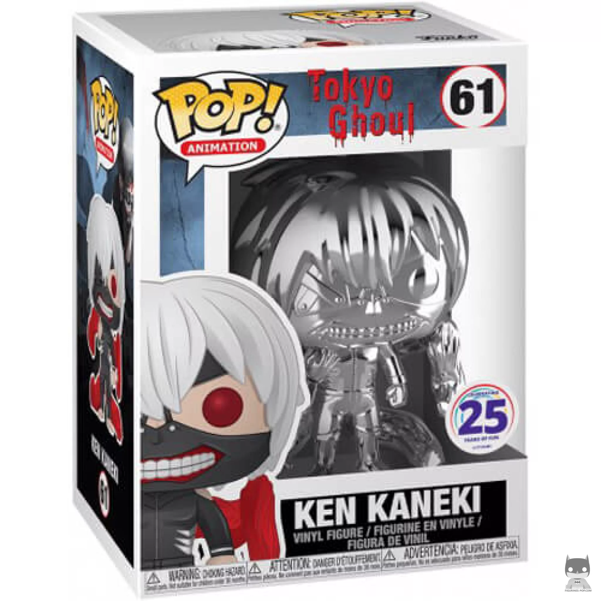 Figurine Funko POP Ken Kaneki (Chrome) avec boîte