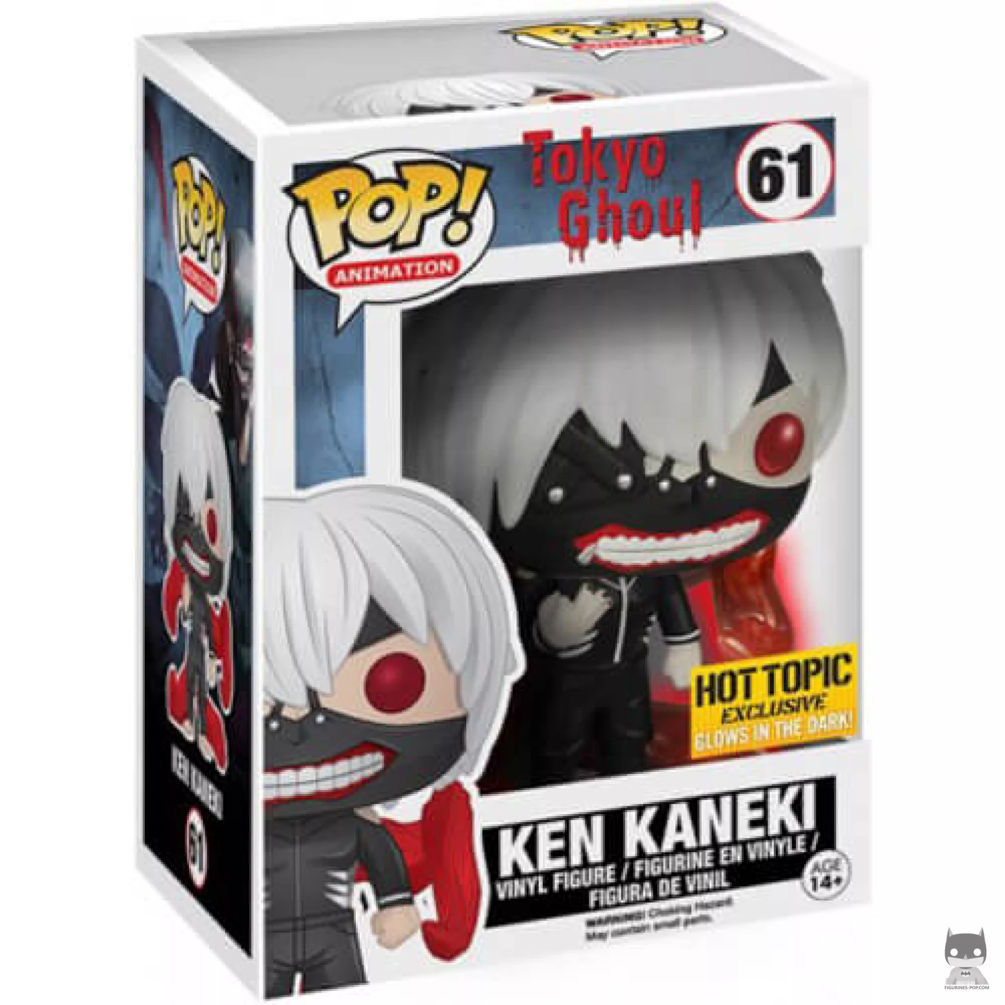 Figurine Funko POP Ken Kaneki (Glow in The Dark) avec boîte
