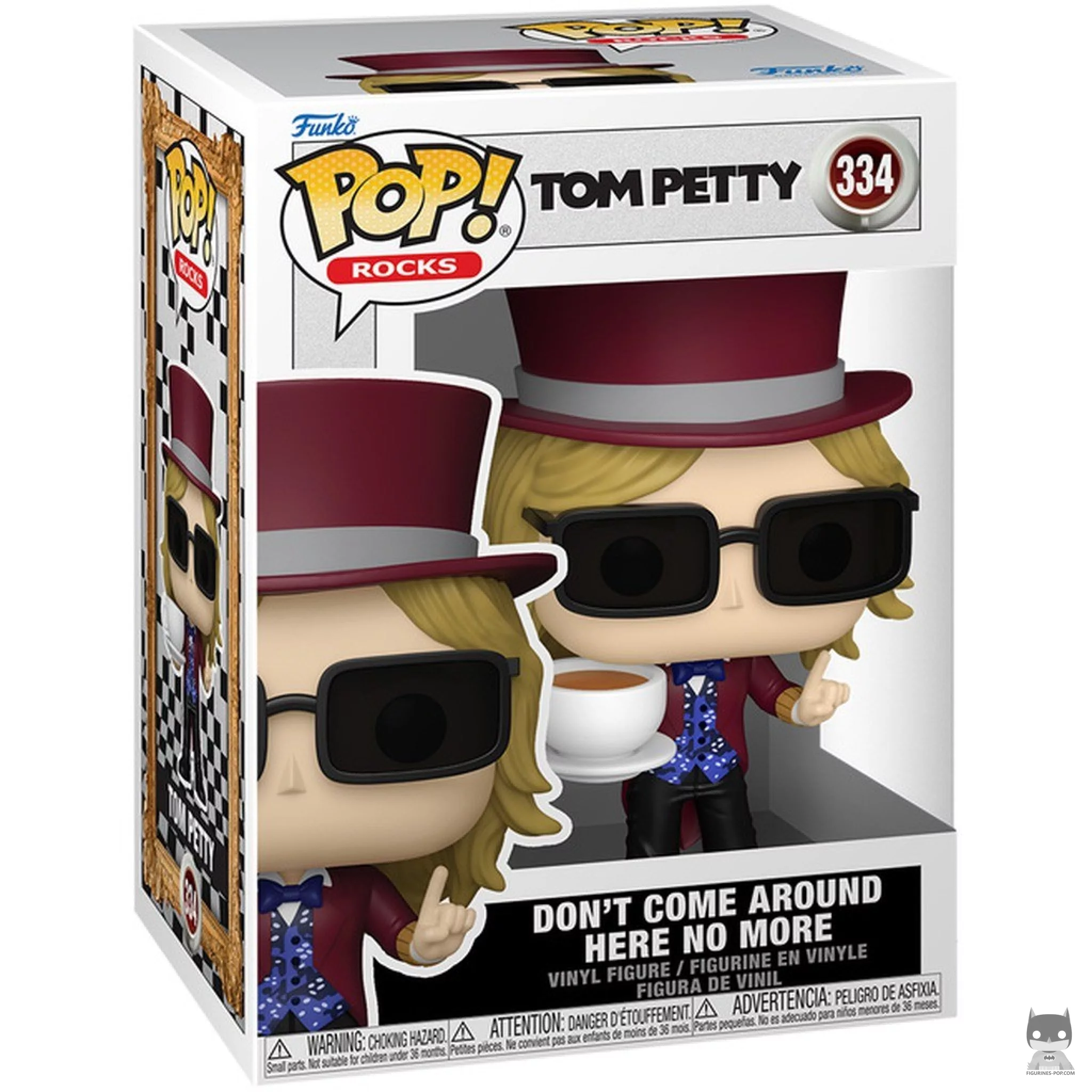 Figurine Funko POP Tom Petty (Don't Come Around Here No More) avec boîte