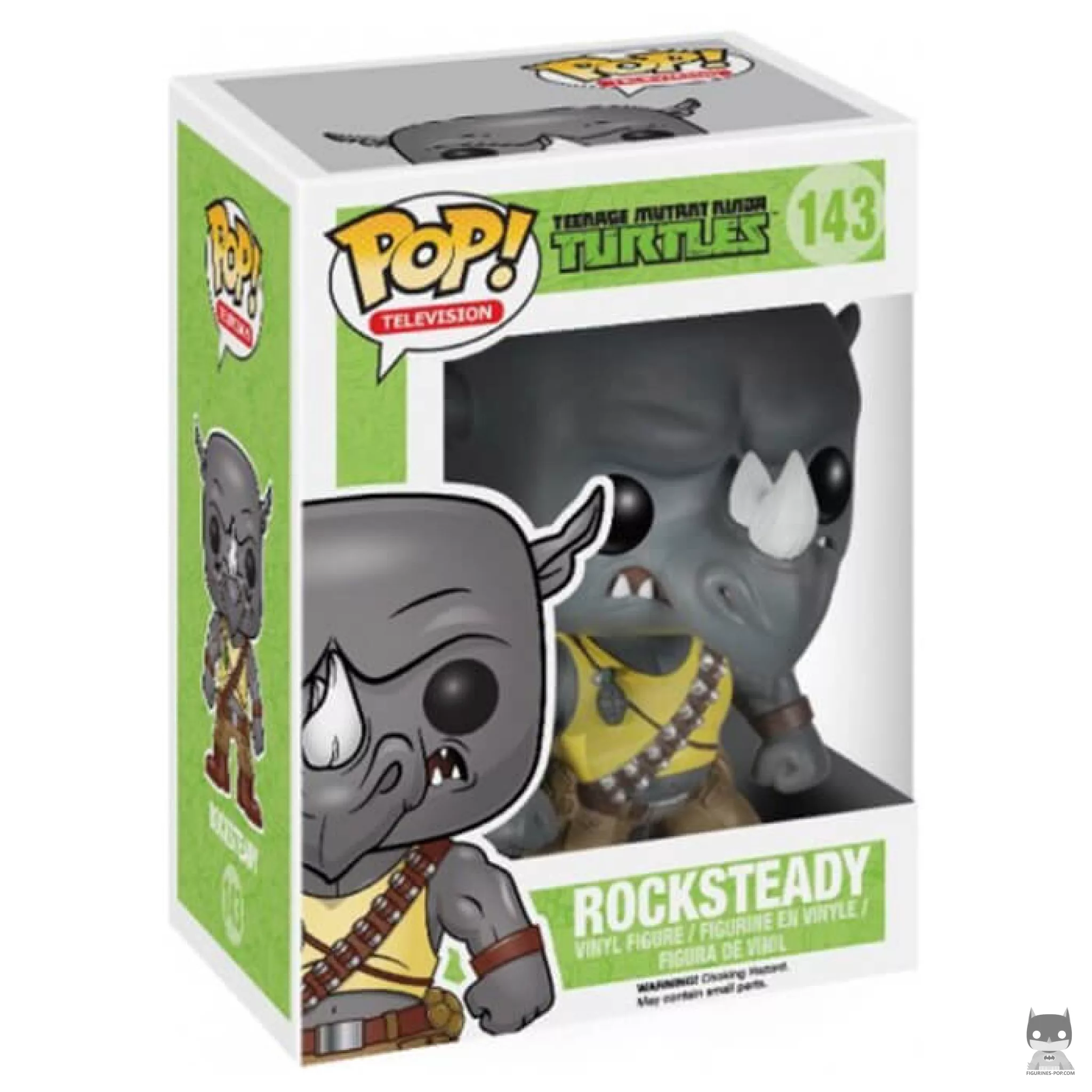 Figurine Funko POP Rocksteady avec boîte
