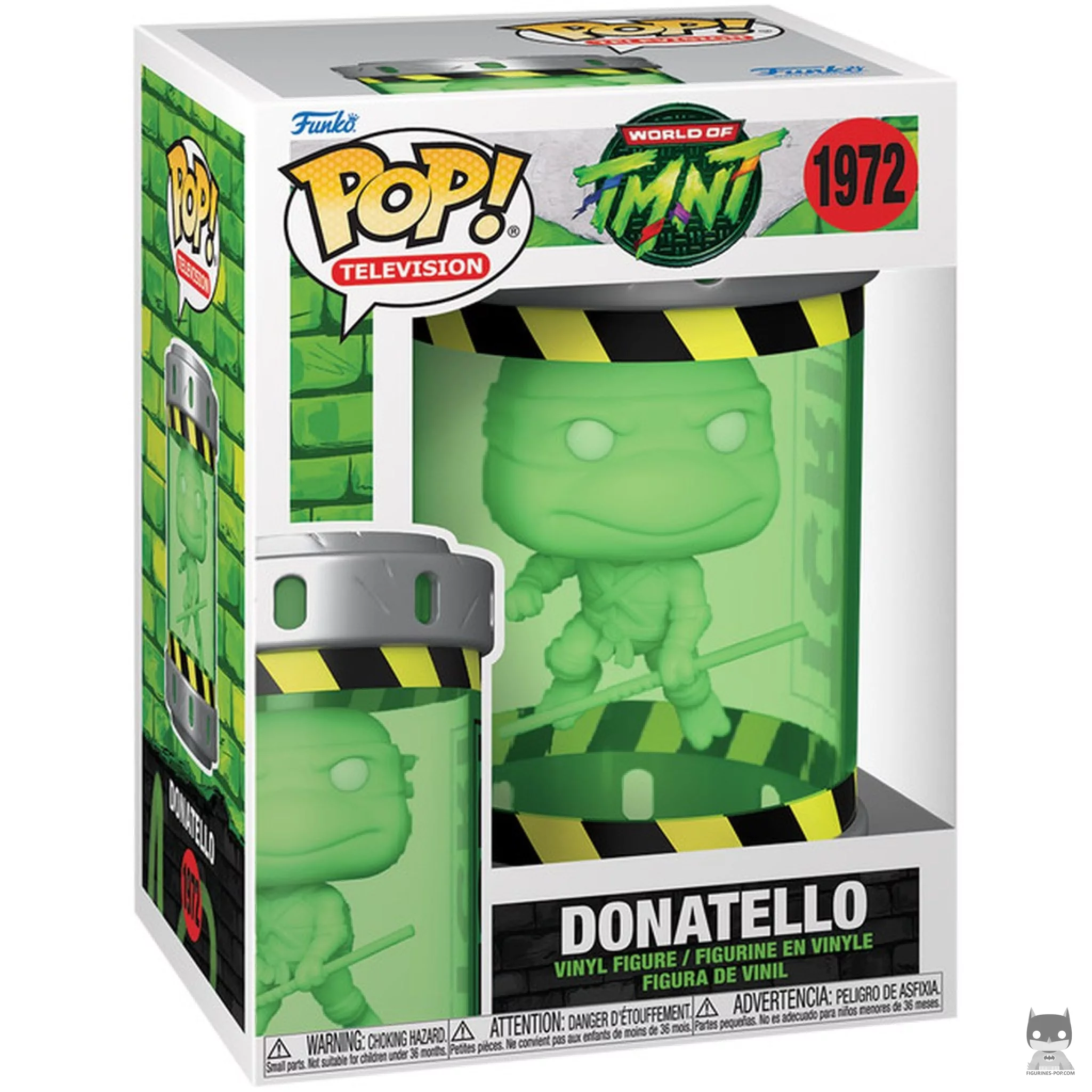 Figurine Funko POP Donatello (Canister mutagène) avec boîte