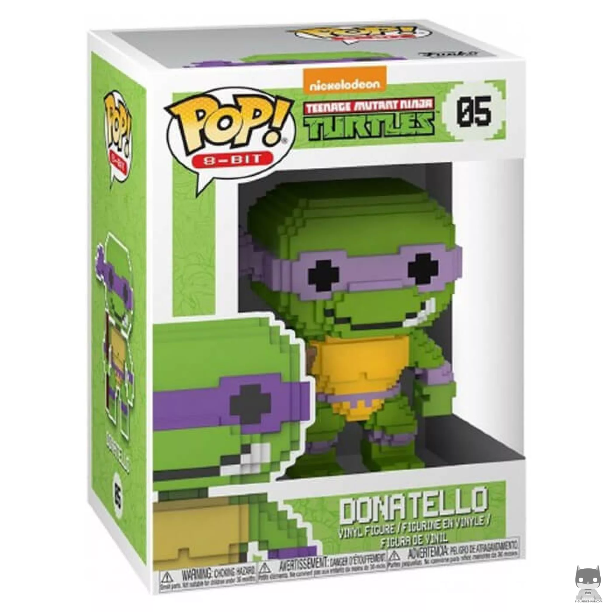 Figurine Funko POP Donatello (8-bit) avec boîte