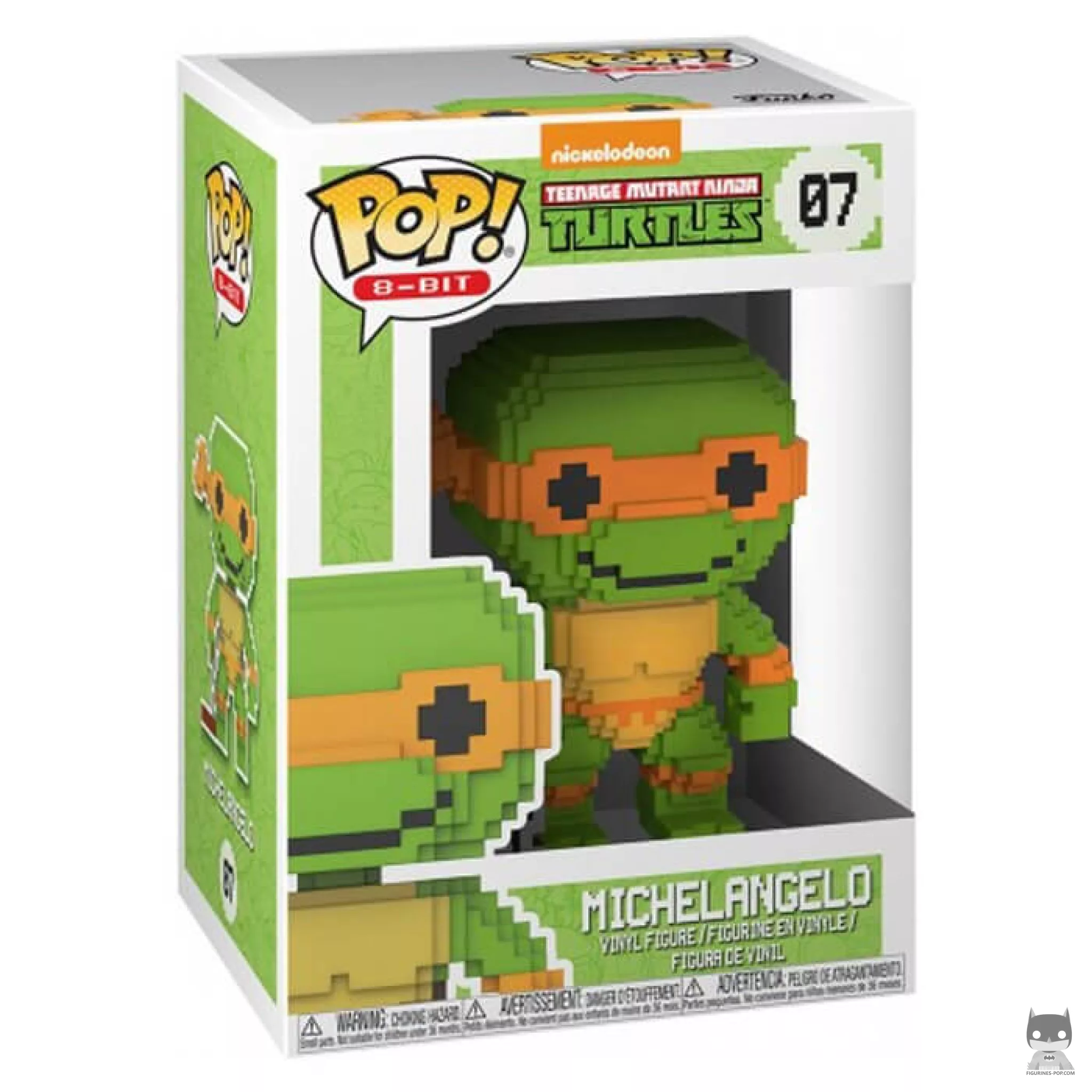 Figurine Funko POP Michelangelo (8-bit) avec boîte