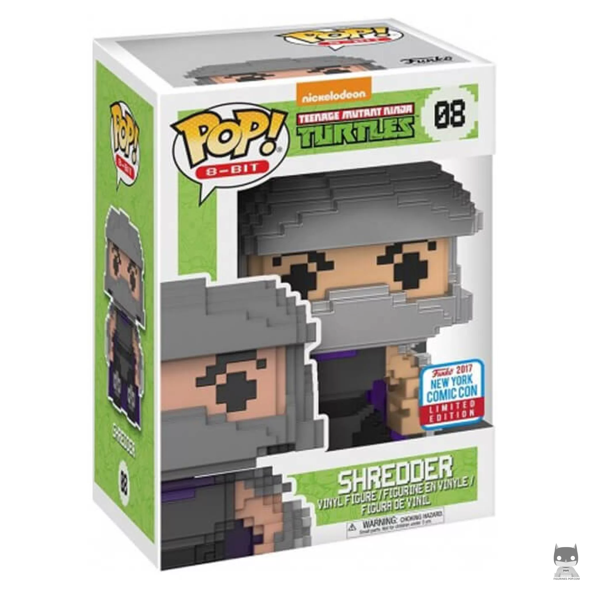 Figurine Funko POP Shredder (8-bit) avec boîte