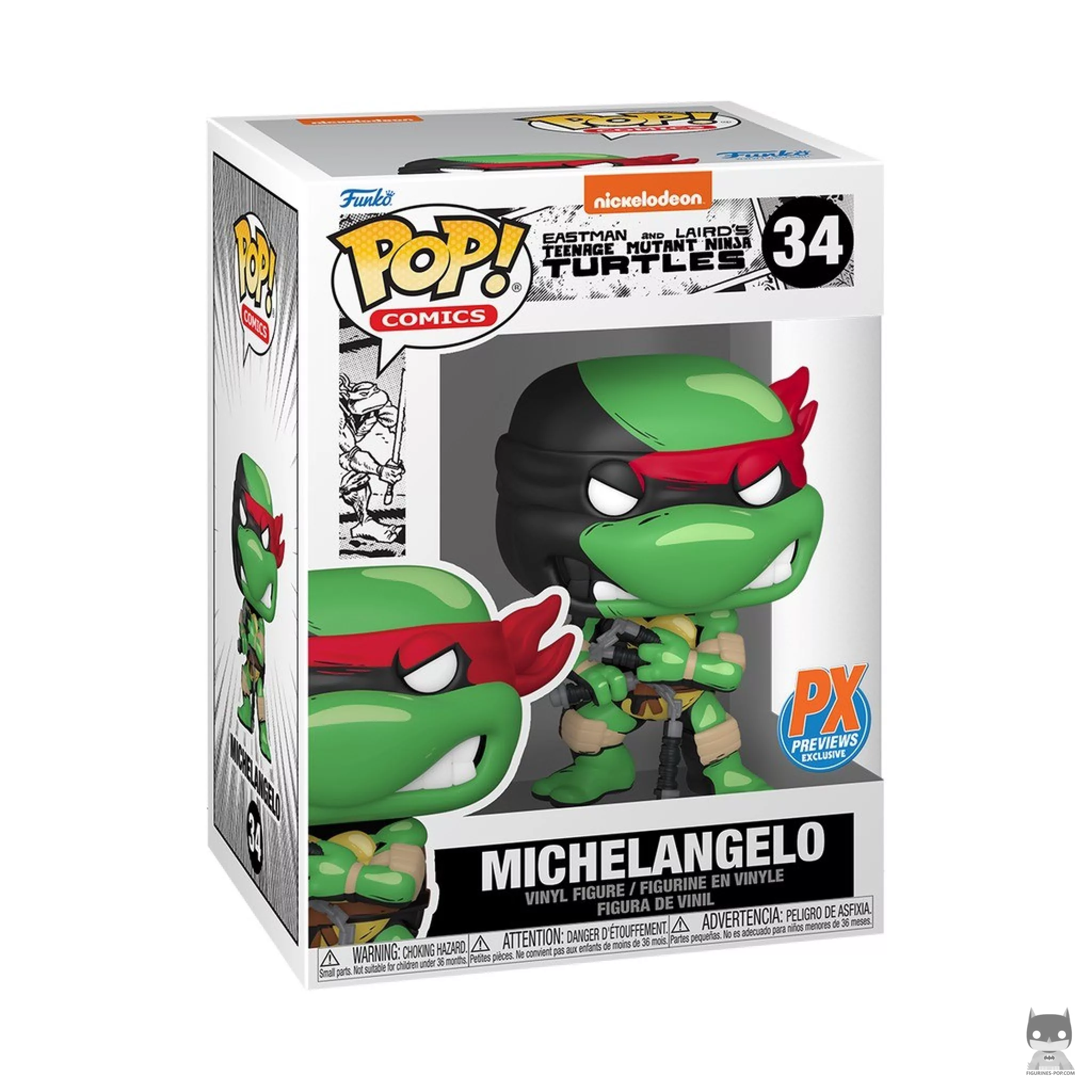 Figurine Funko POP Michelangelo avec boîte