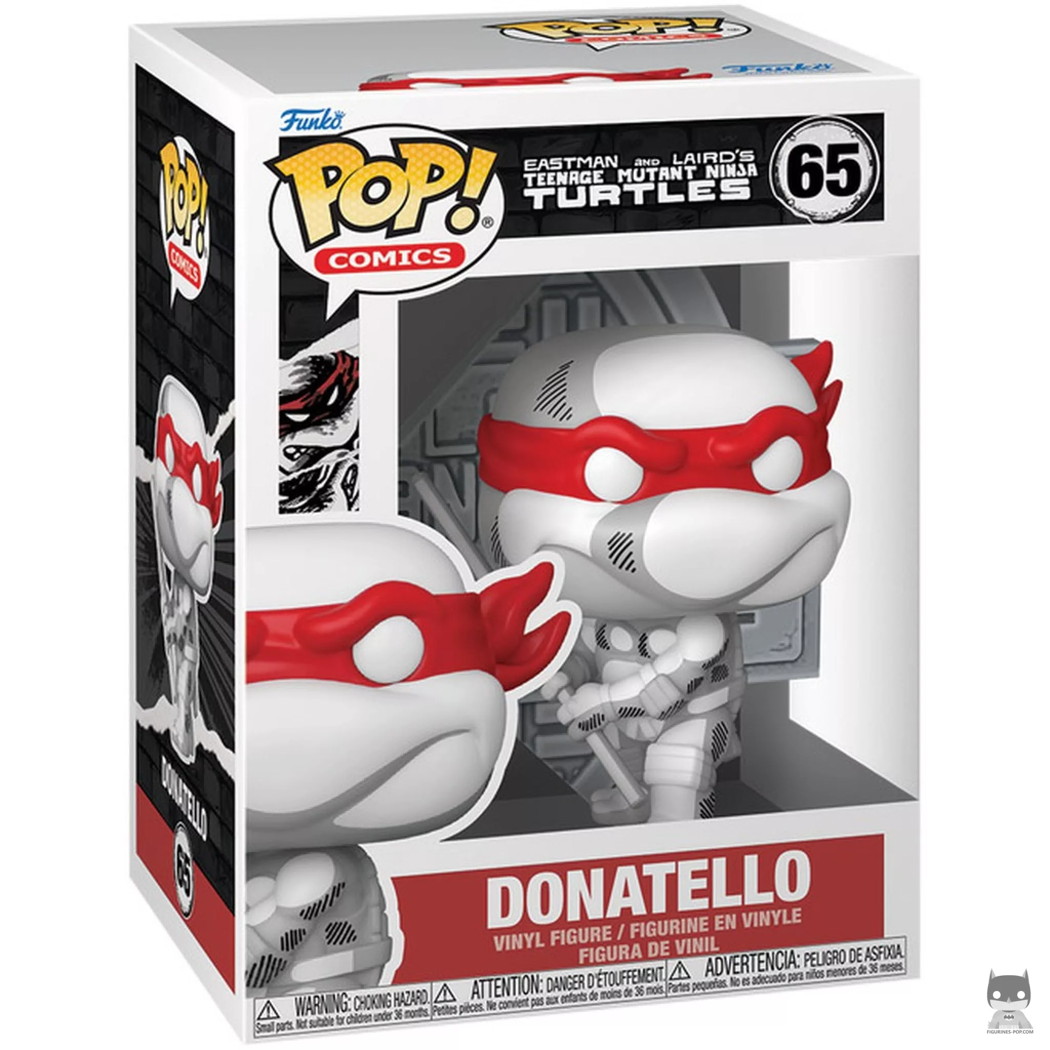 Figurine Funko POP Donatello (Endommagé au combat) (Comic Deco) avec boîte