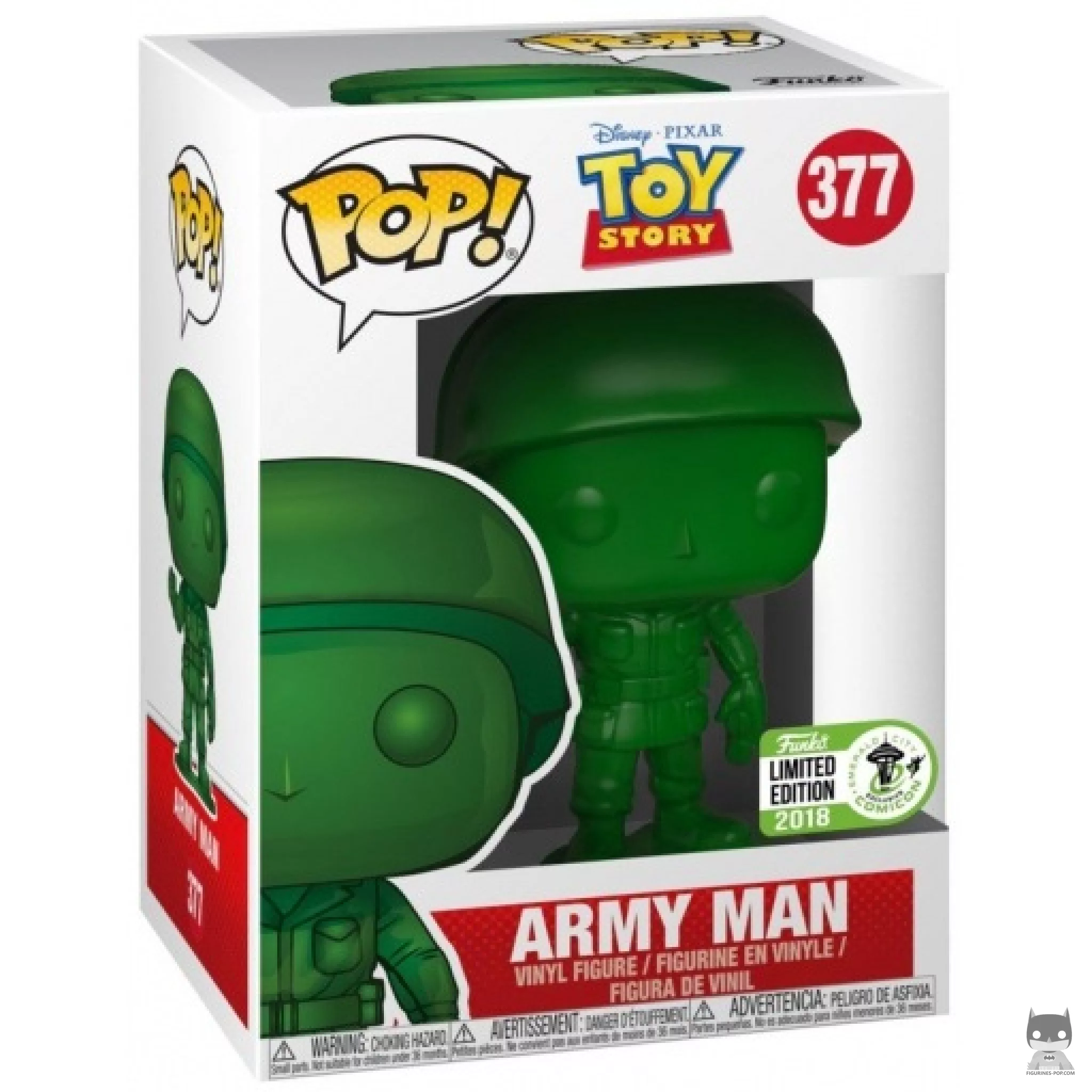 Figurine Funko POP Soldat vert avec boîte