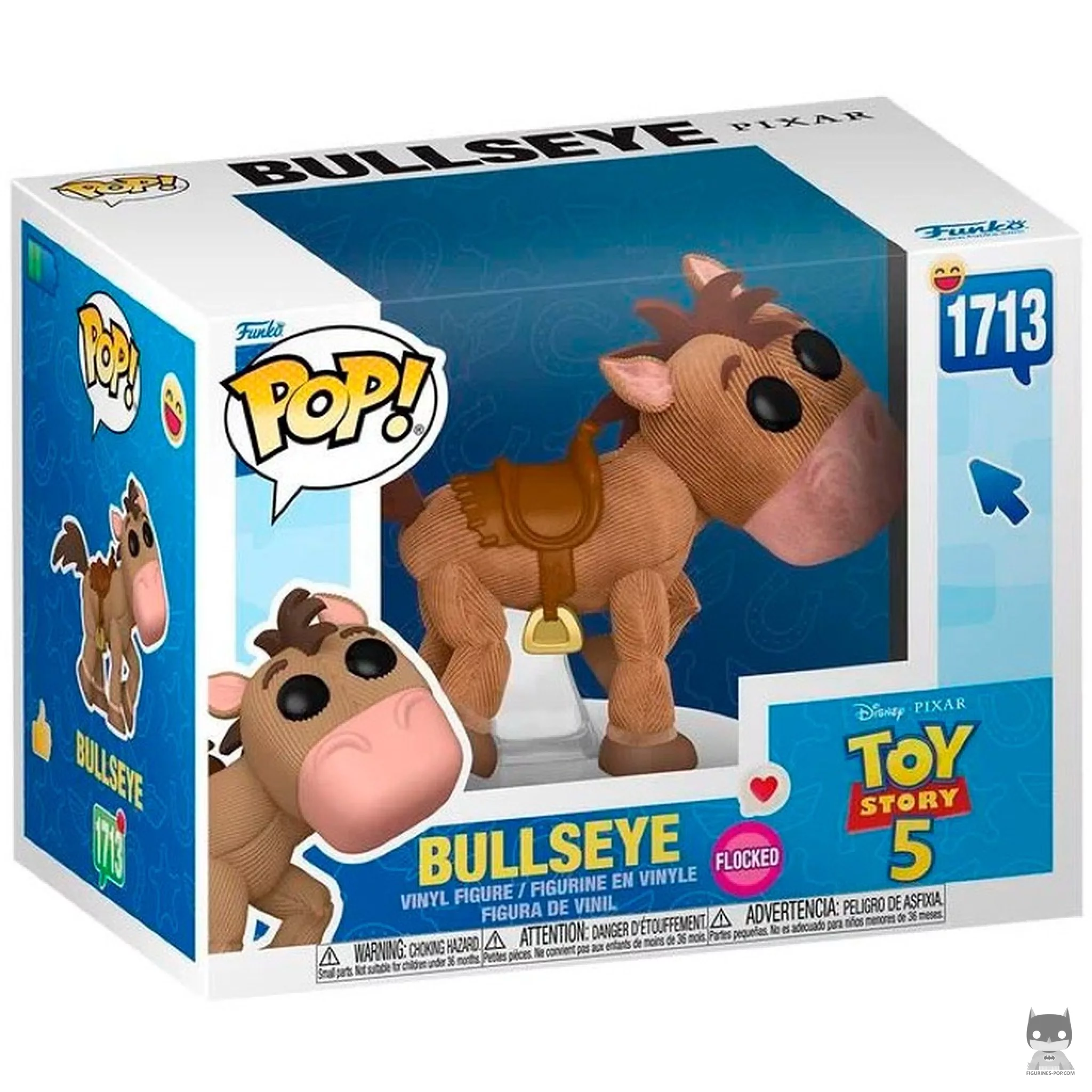 Figurine Funko POP Pile-Poil Premium (Flocked) avec boîte