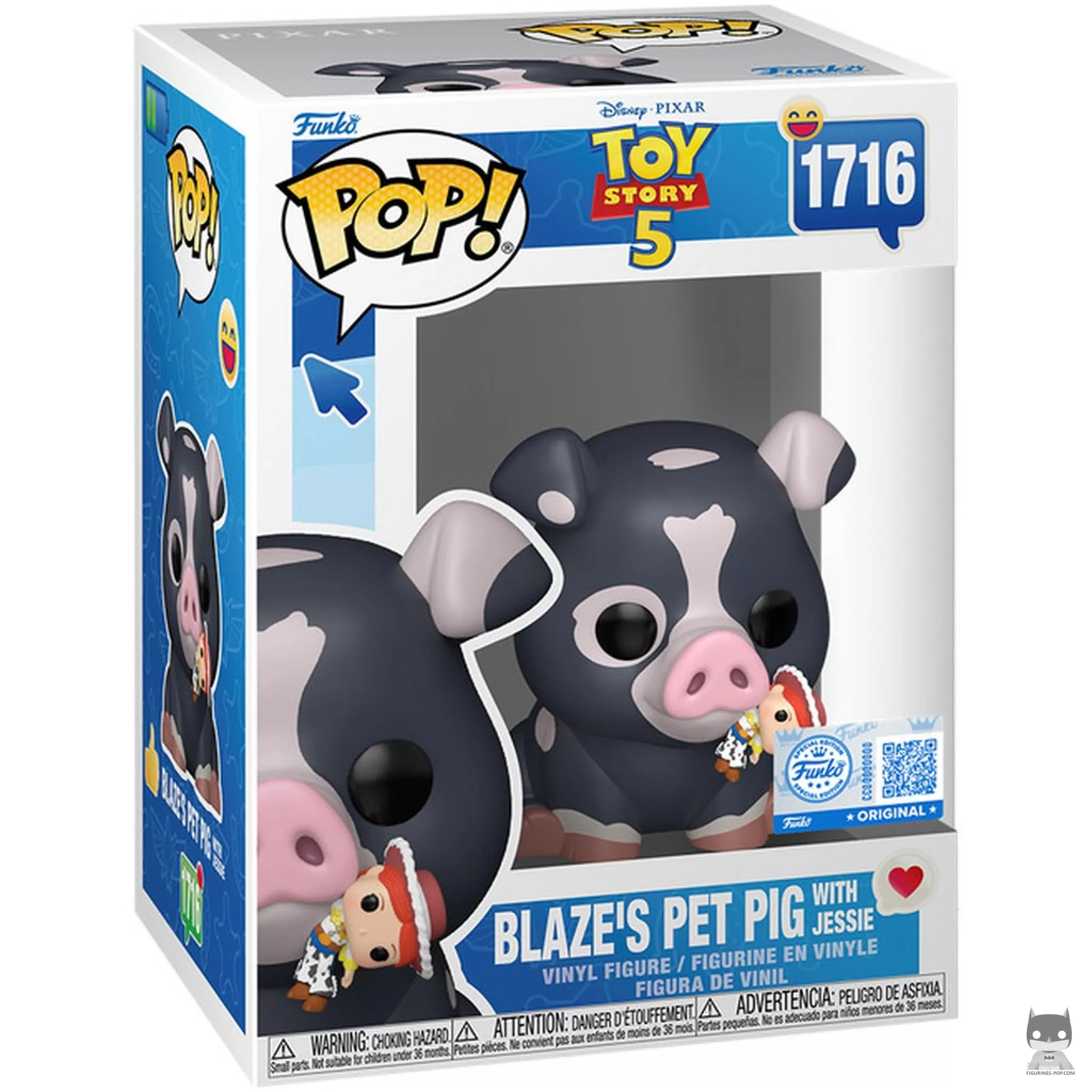 Figurine Funko POP Le cochon de compagnie de Blaze avec Jessie avec boîte