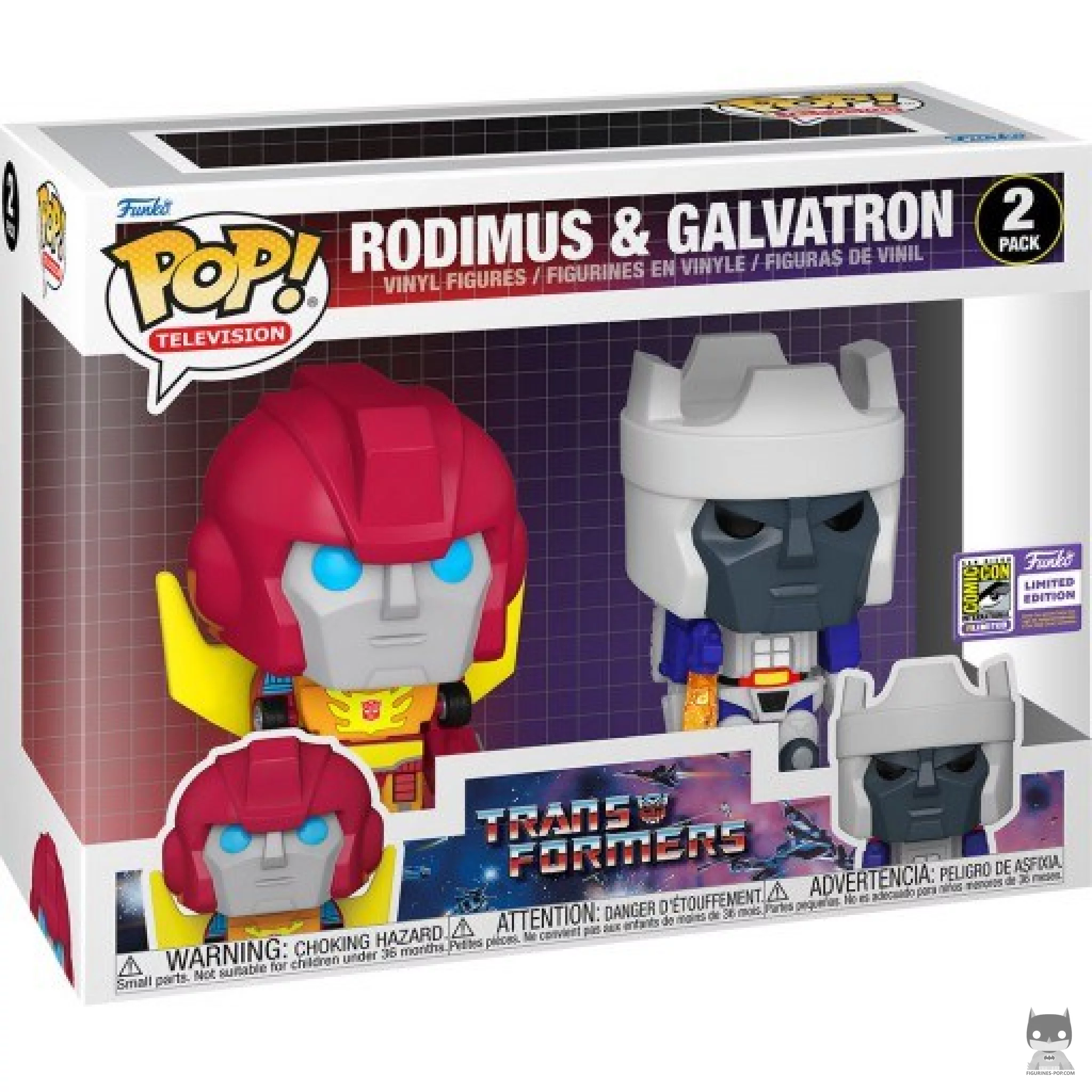 Figurine Funko POP Rodimus & Galvatron avec boîte