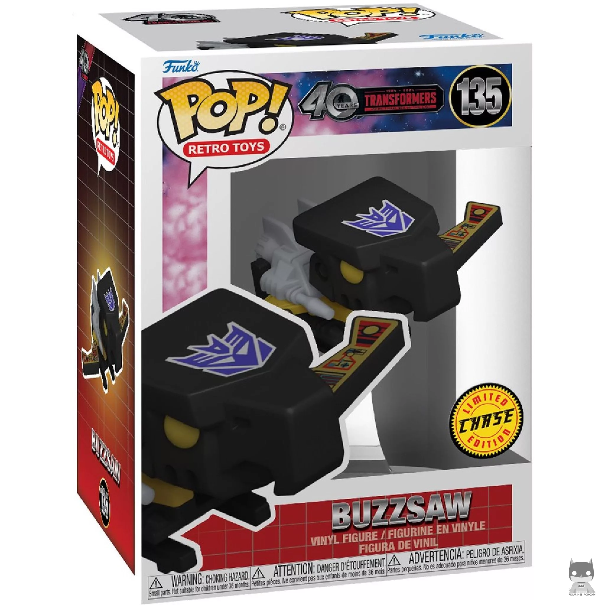 Figurine Funko POP Buzzsaw (Chase) avec boîte