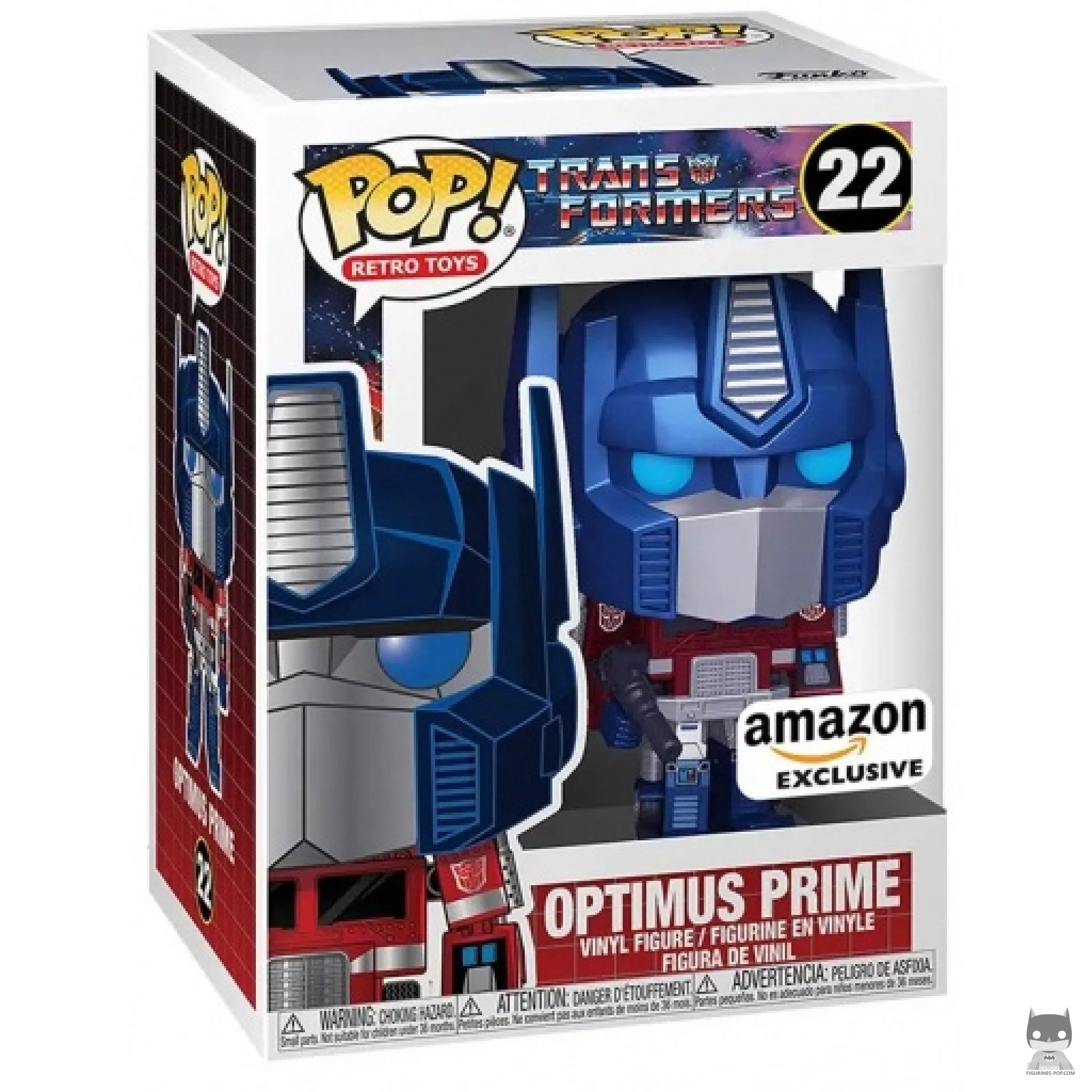 Figurine Funko POP Optimus Prime (Metallic) avec boîte