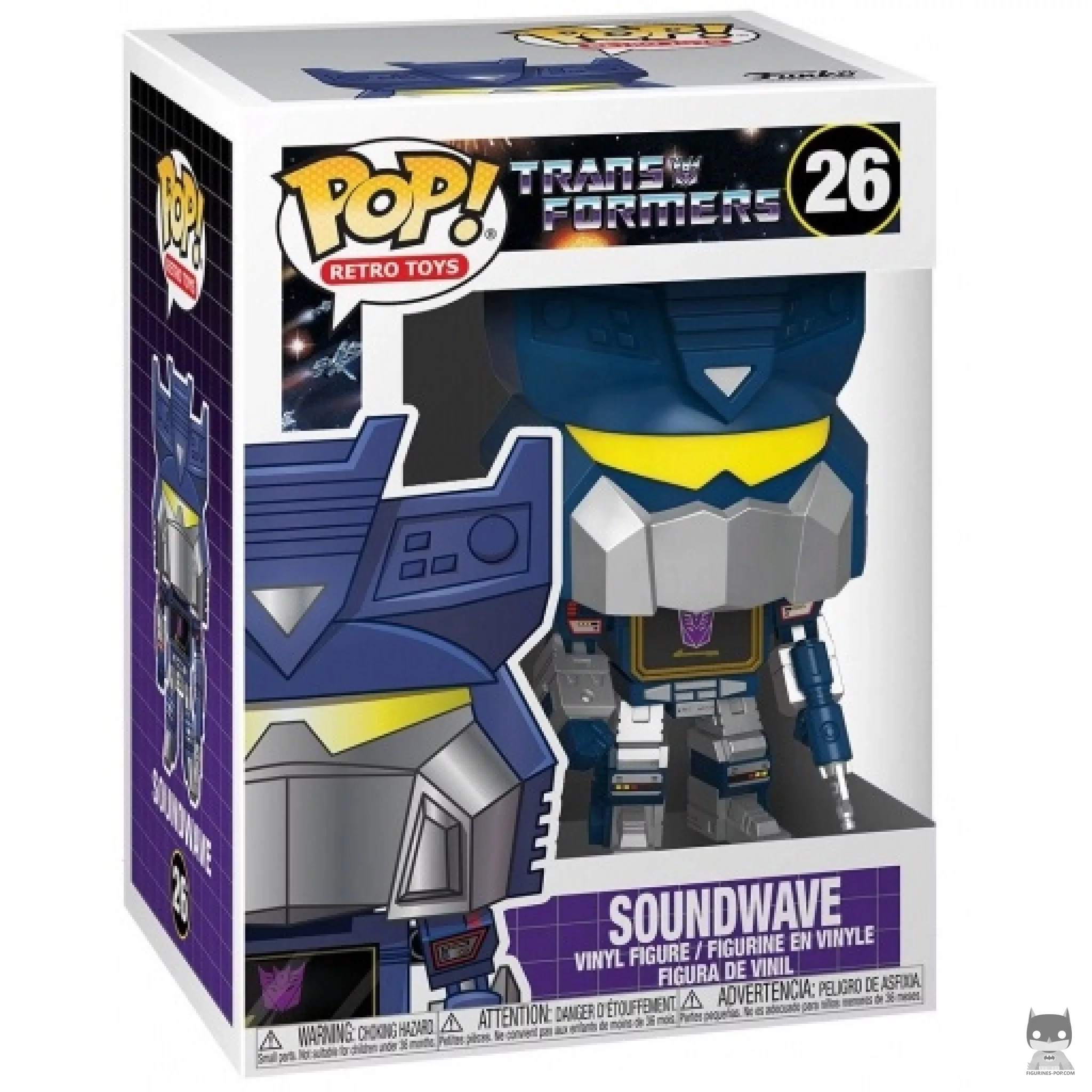 Figurine Funko POP Soundwave avec boîte