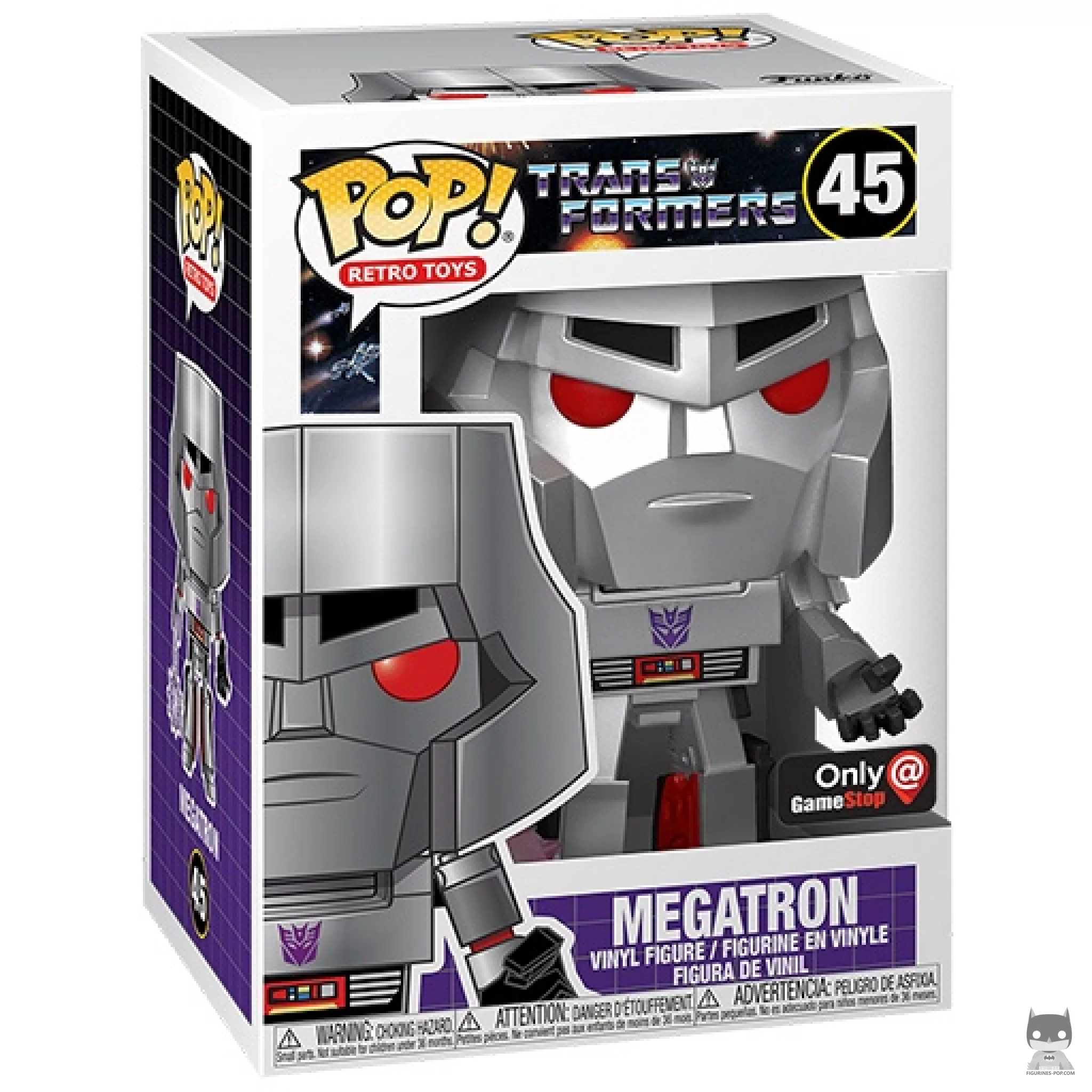 Figurine Funko POP Megatron avec boîte