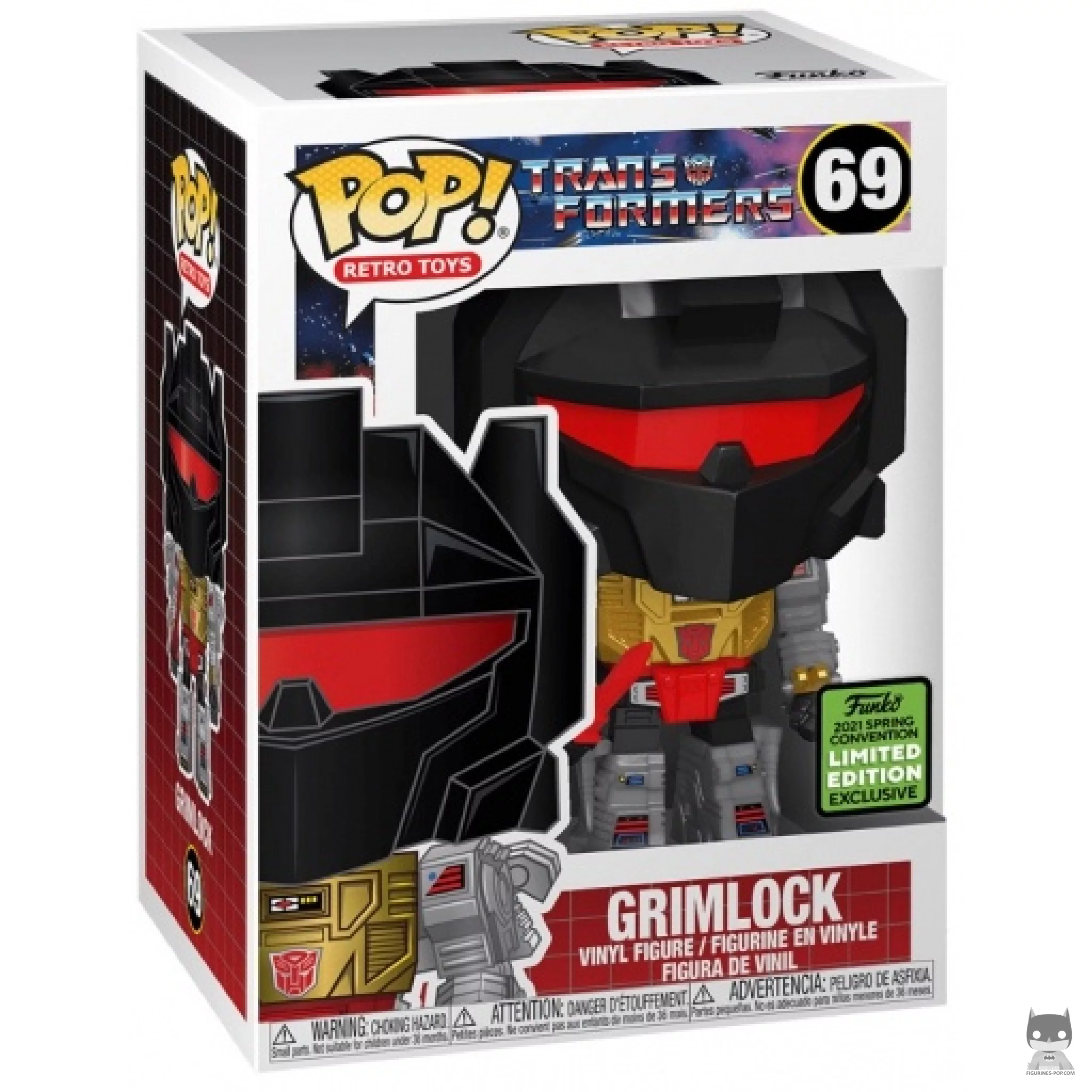 Figurine Funko POP Grimlock avec boîte