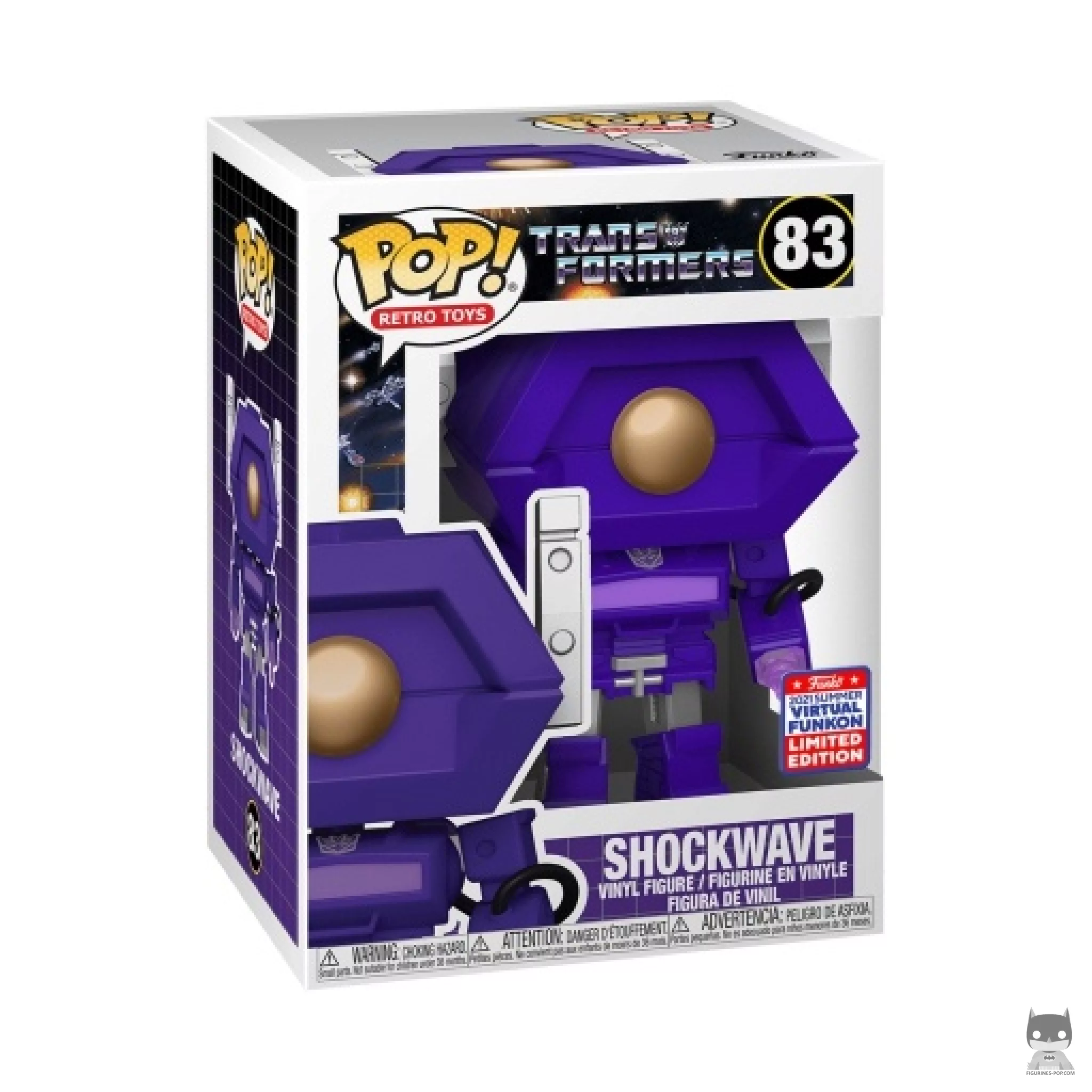 Figurine Funko POP Shockwave avec boîte