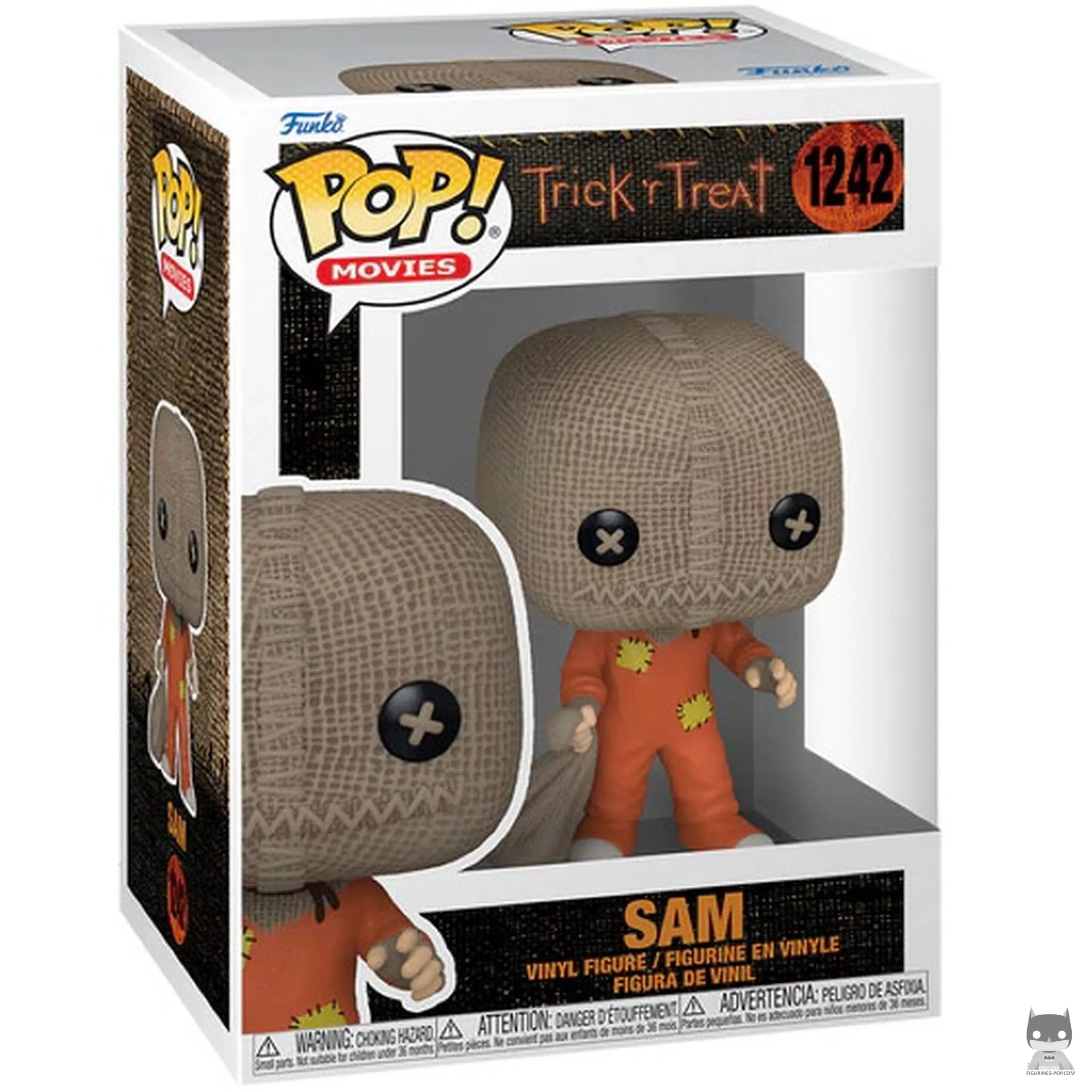 Figurine Funko POP Trick R Treat Sam avec Sac avec boîte