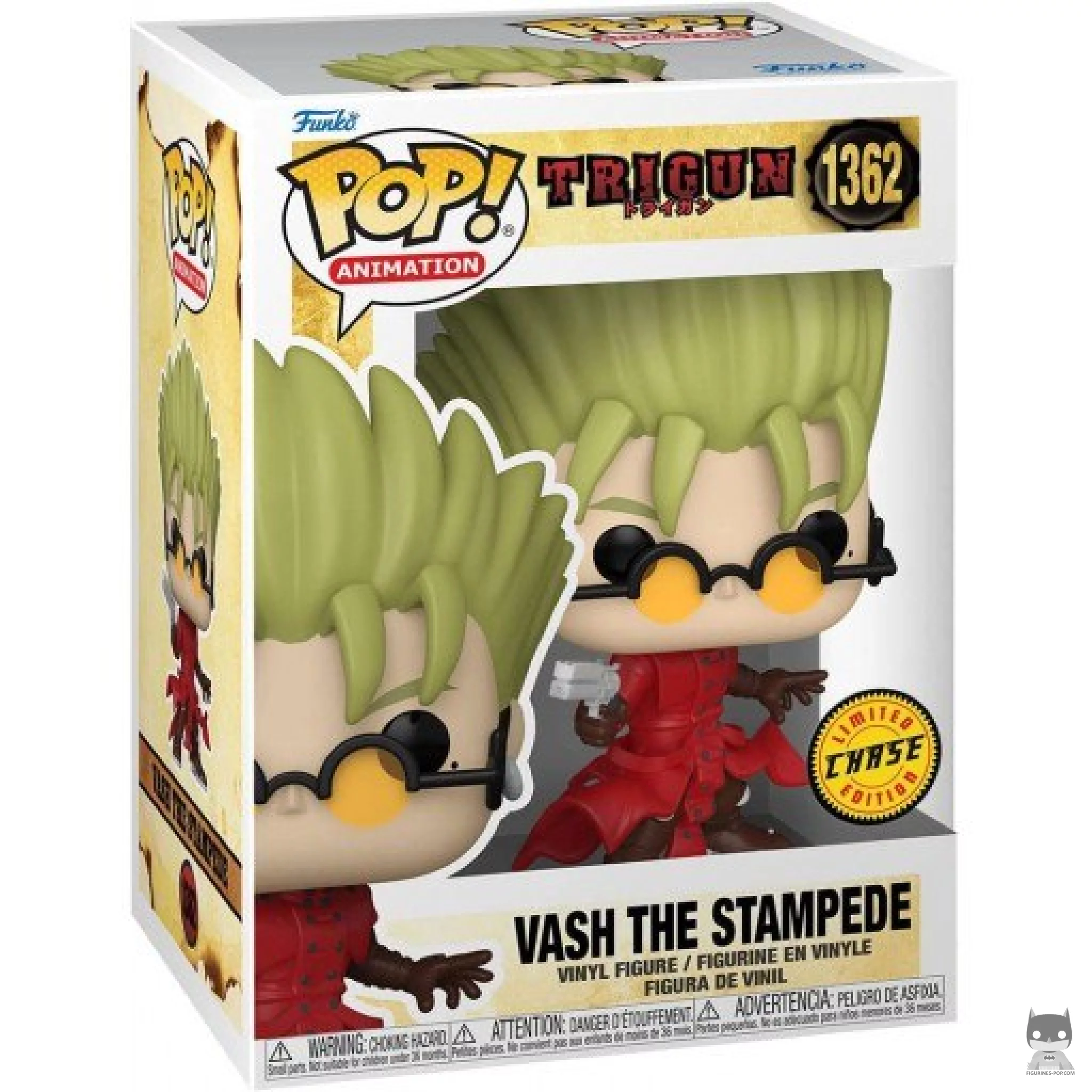 Figurine Funko POP Vash the Stampede (Chase) avec boîte