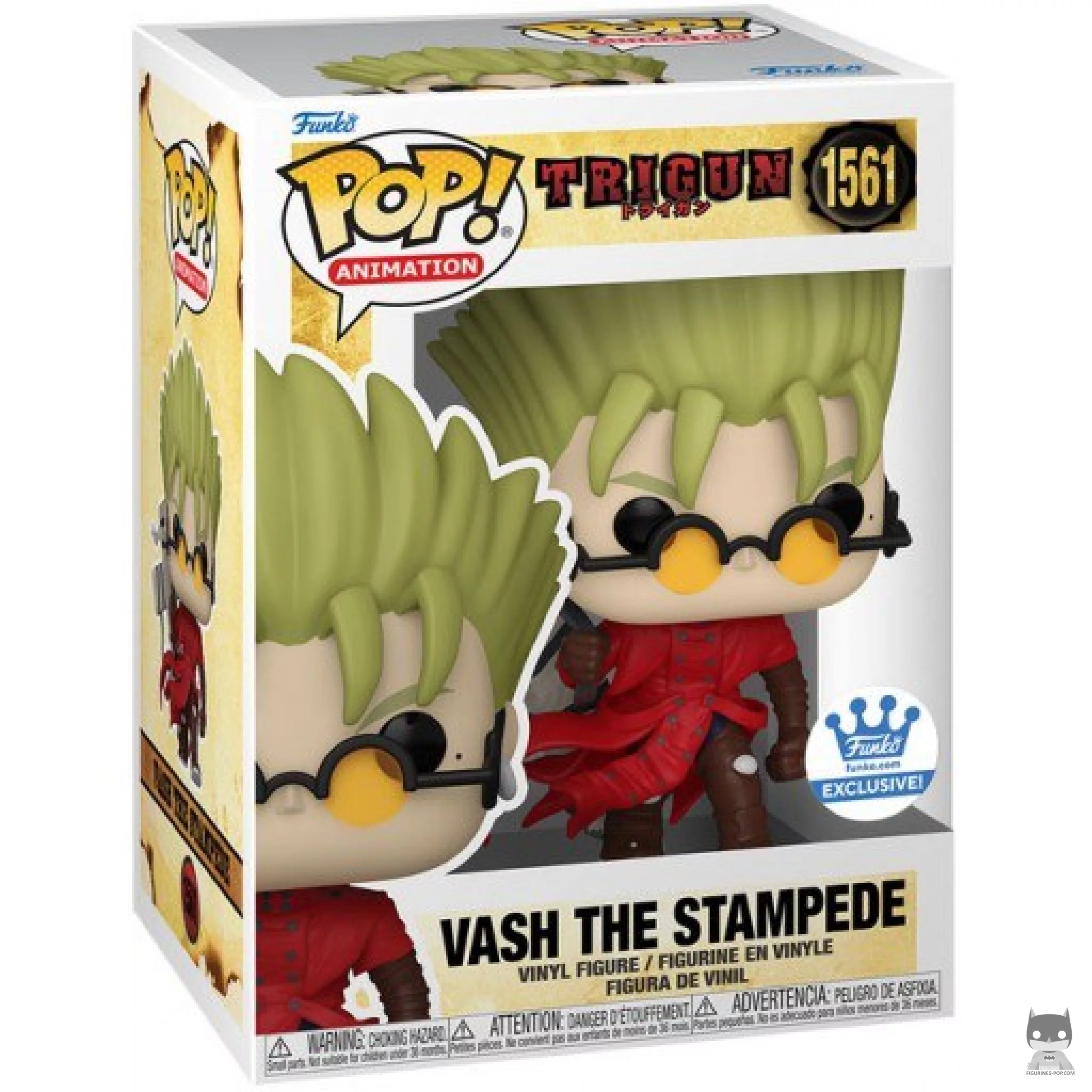 Figurine Funko POP Vash the Stampede avec boîte