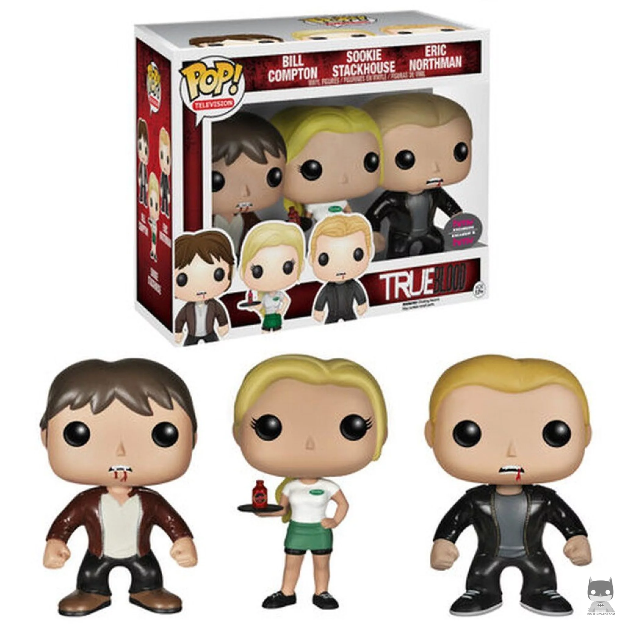 Figurine Funko POP Sookie, Eric & Bill avec boîte
