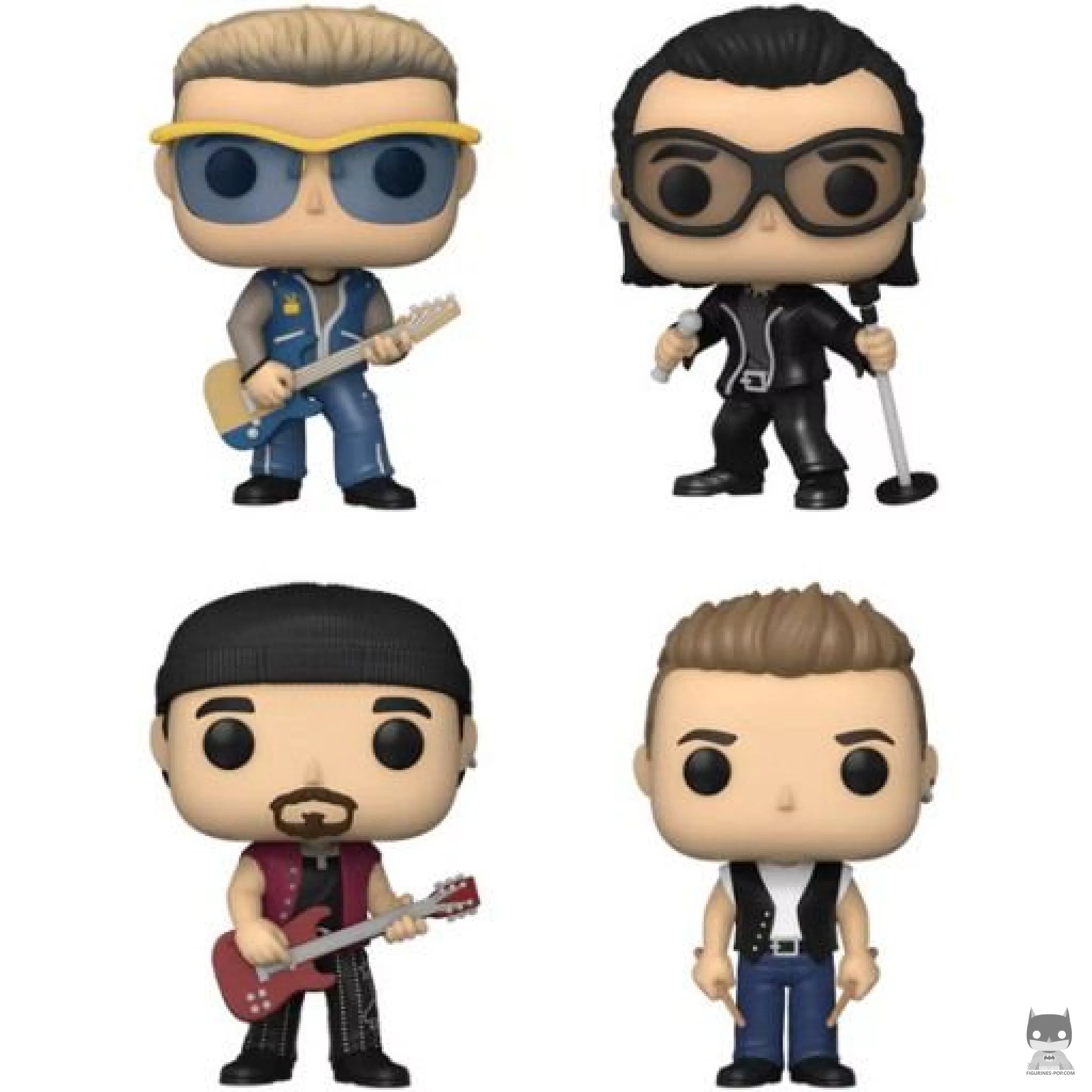 Figurine Funko POP Adam, Bono, The Edge & Larry (U2 ZooTv)