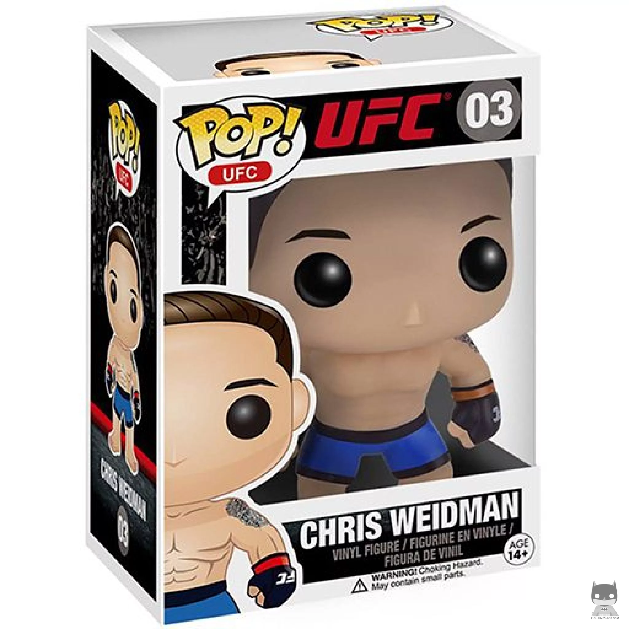 Figurine Funko POP Chris Weidman avec boîte