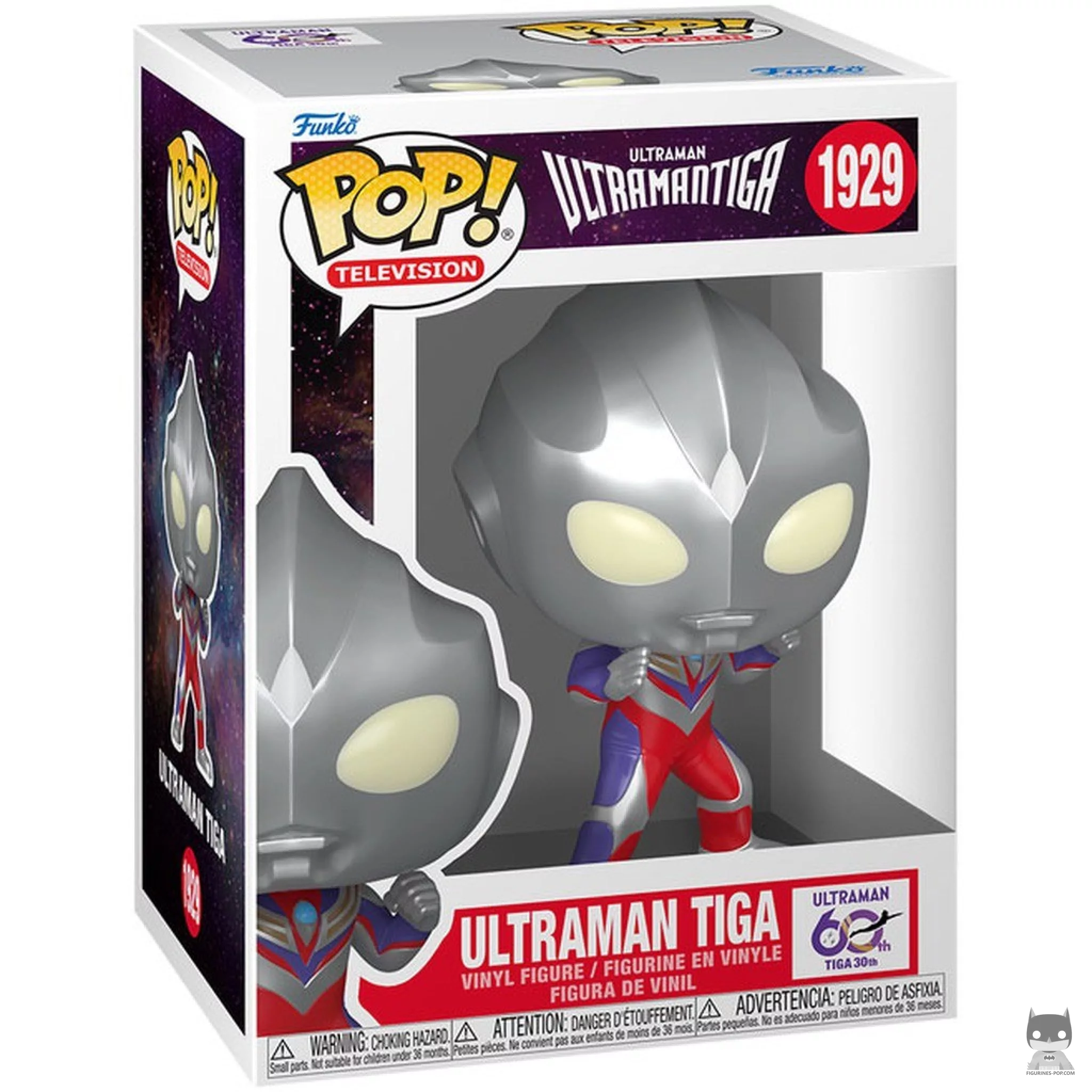 Figurine Funko POP Ultraman Tiga avec boîte