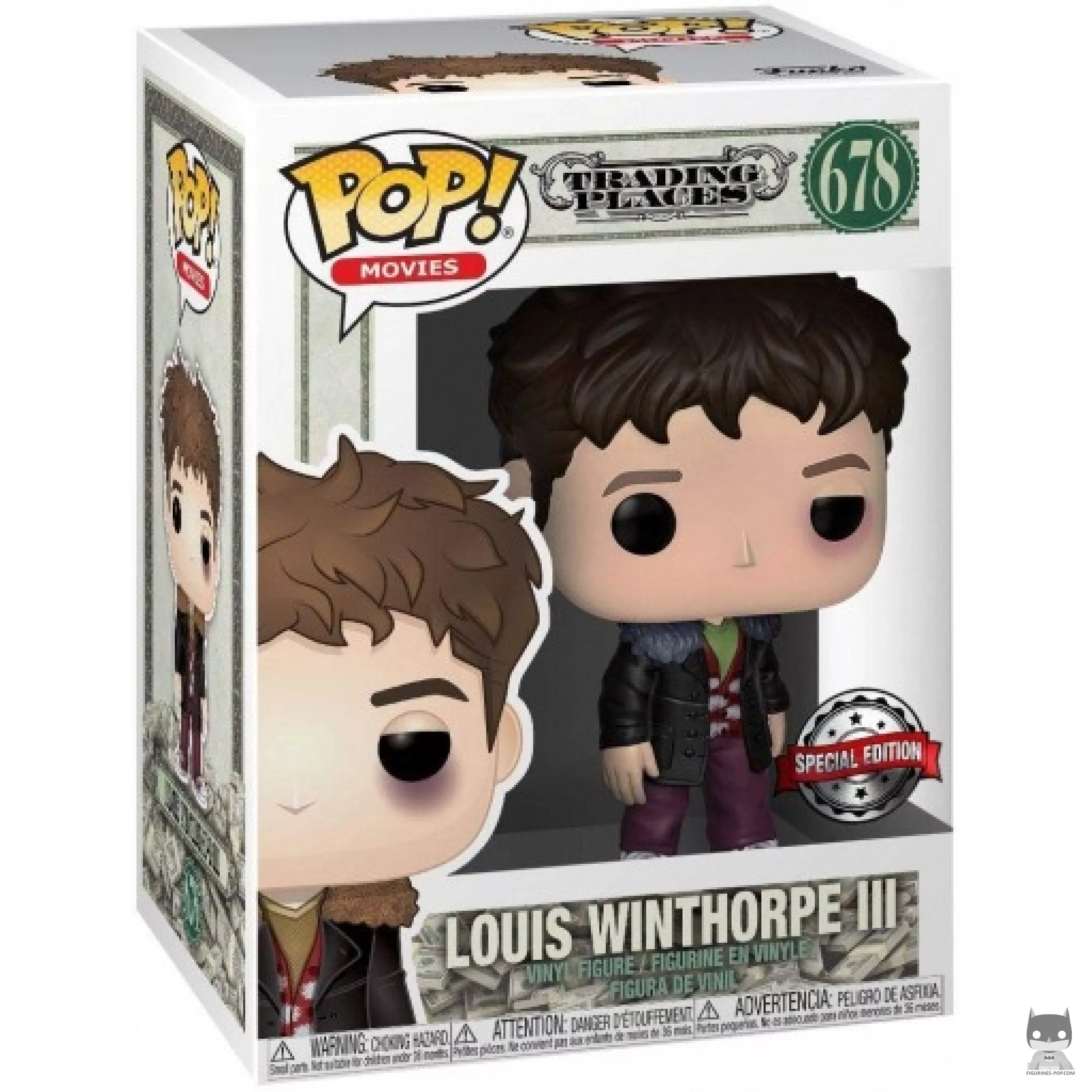 Figurine Funko POP Louis Winthorpe III Battu avec boîte