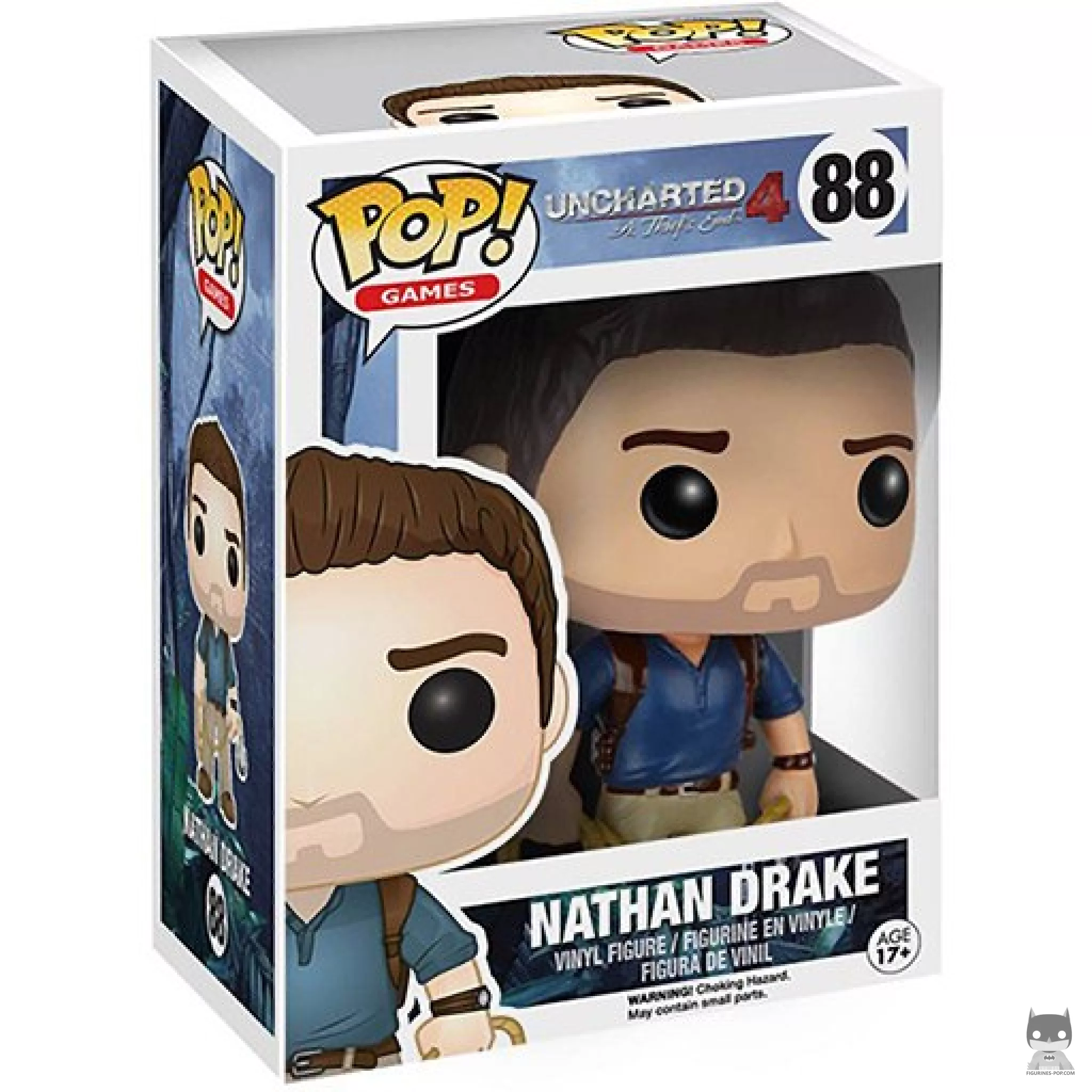 Figurine Funko POP Nathan Drake avec boîte
