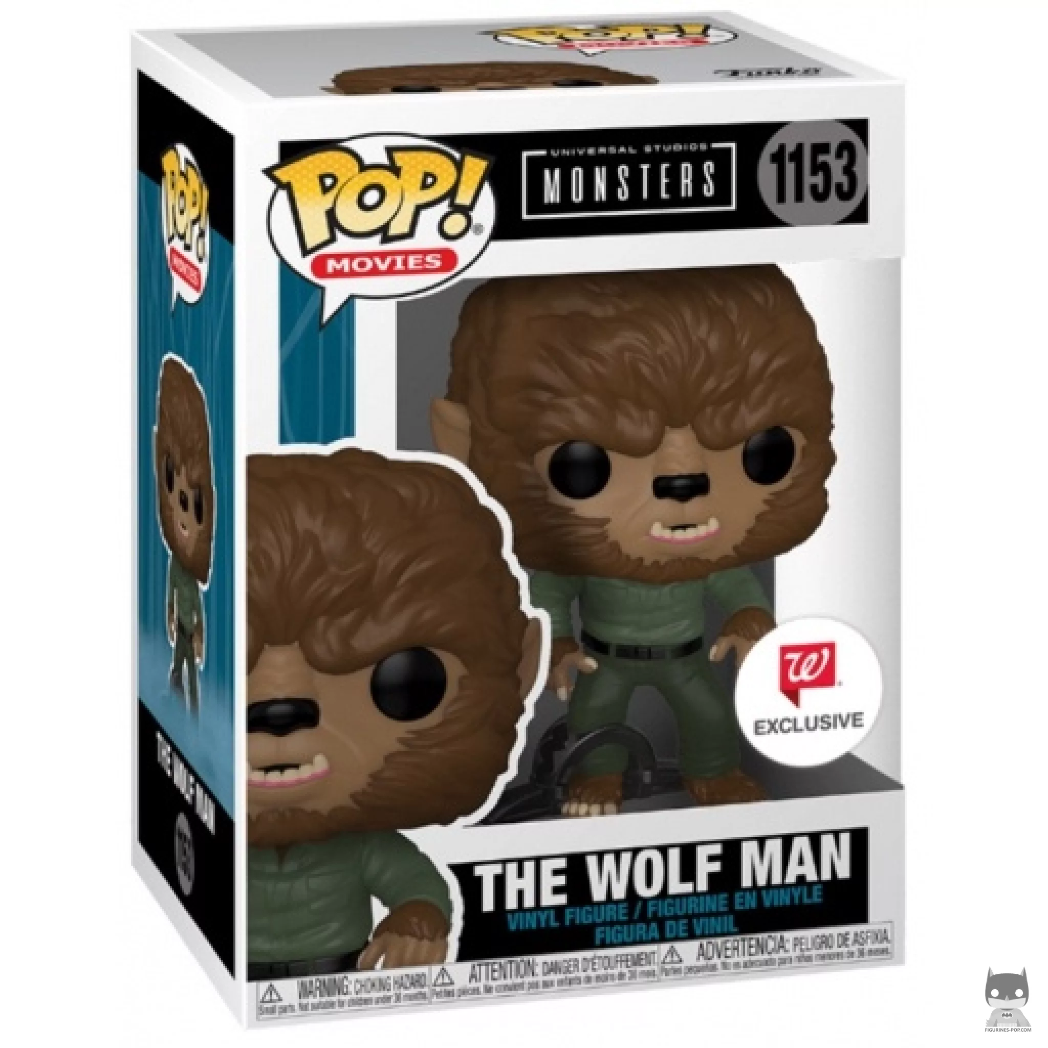 Figurine Funko POP The Wolf Man avec boîte