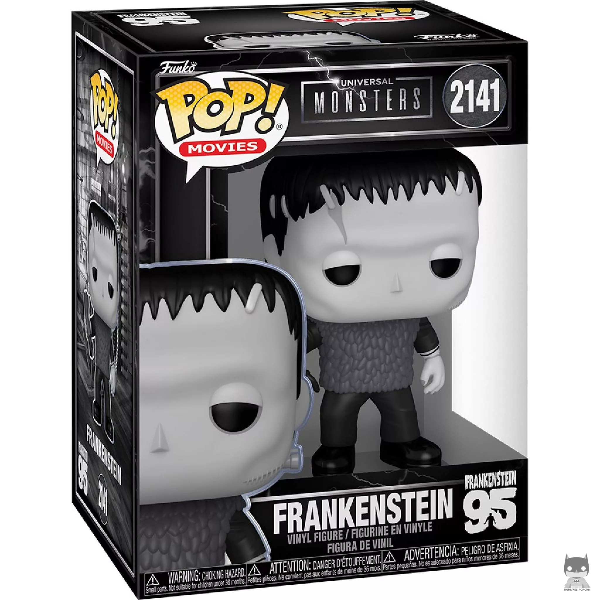 Figurine Funko POP Frankenstein 95e anniversaire (Black & White) avec boîte
