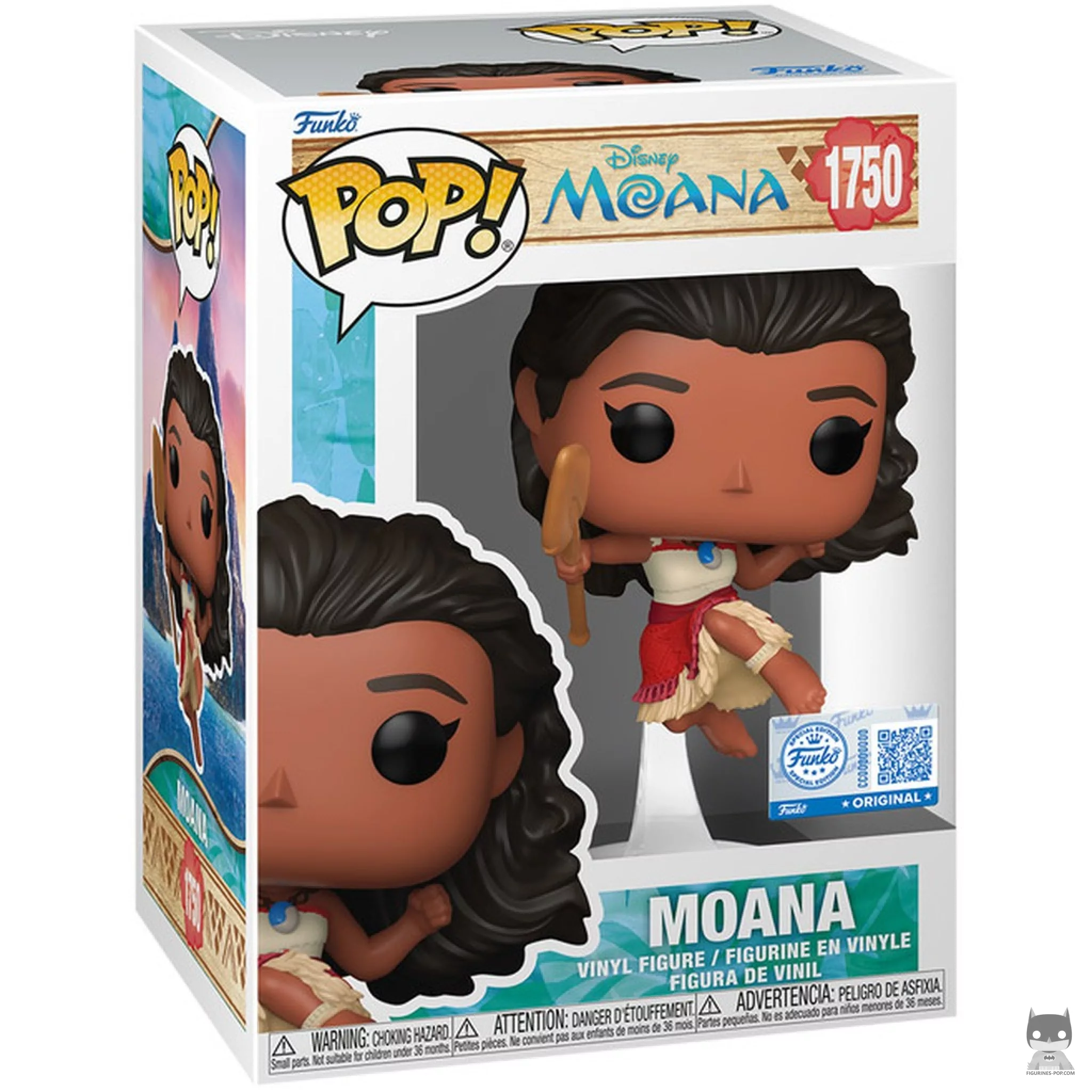 Figurine Funko POP Vaiana (bondissante) avec boîte
